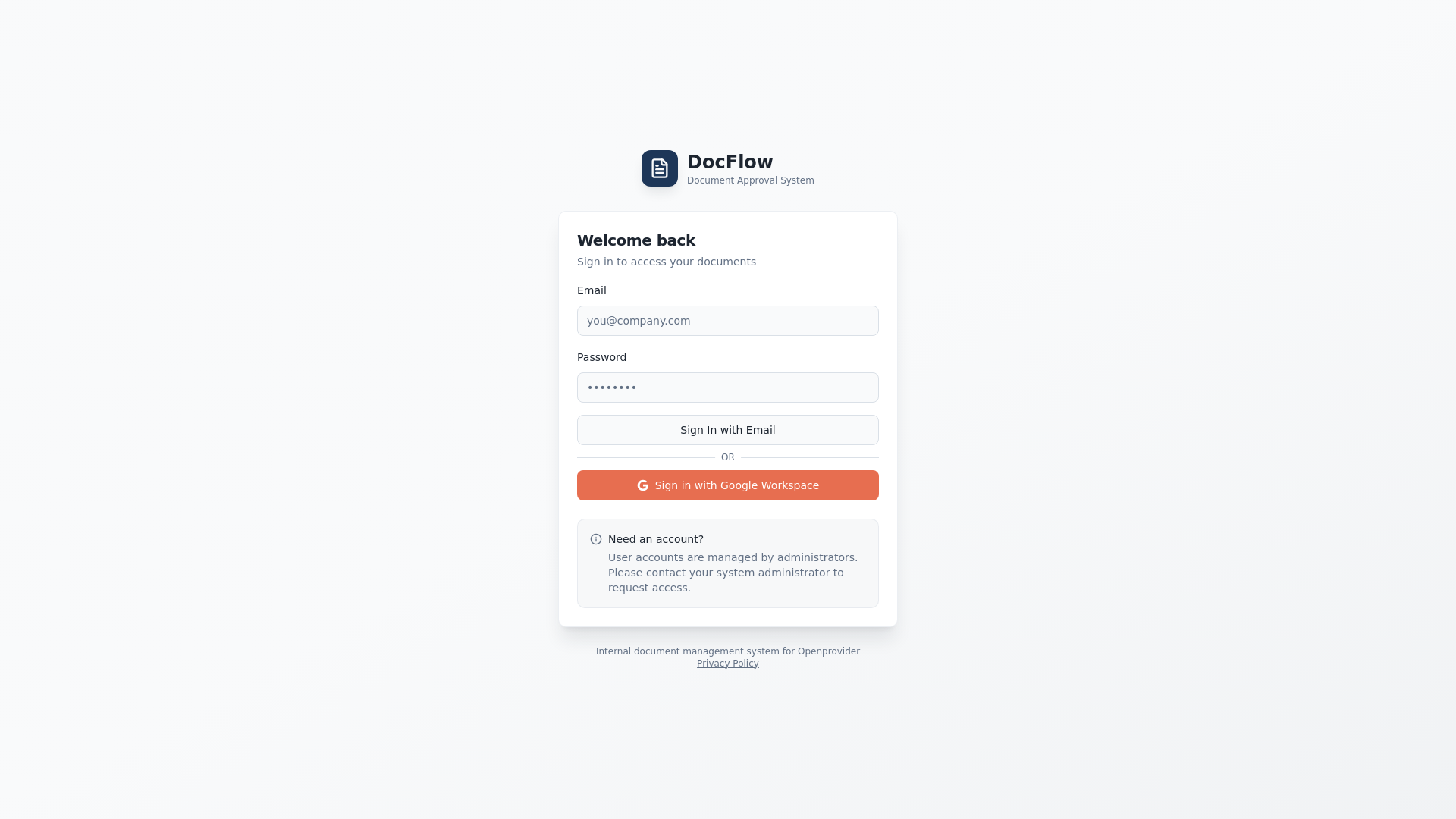 Docflow DocFlow - Document Flow System