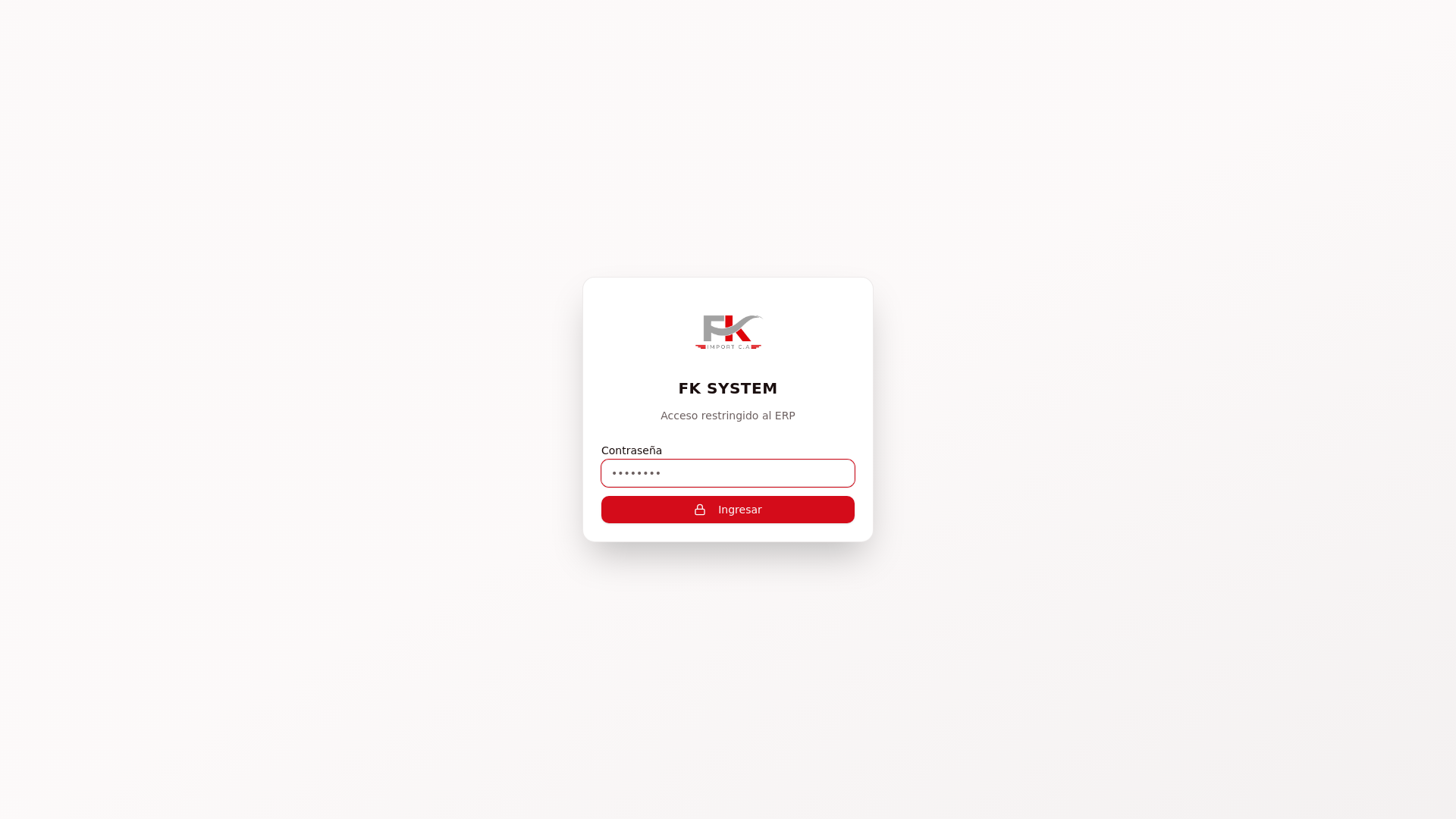 Control Desk — FK System