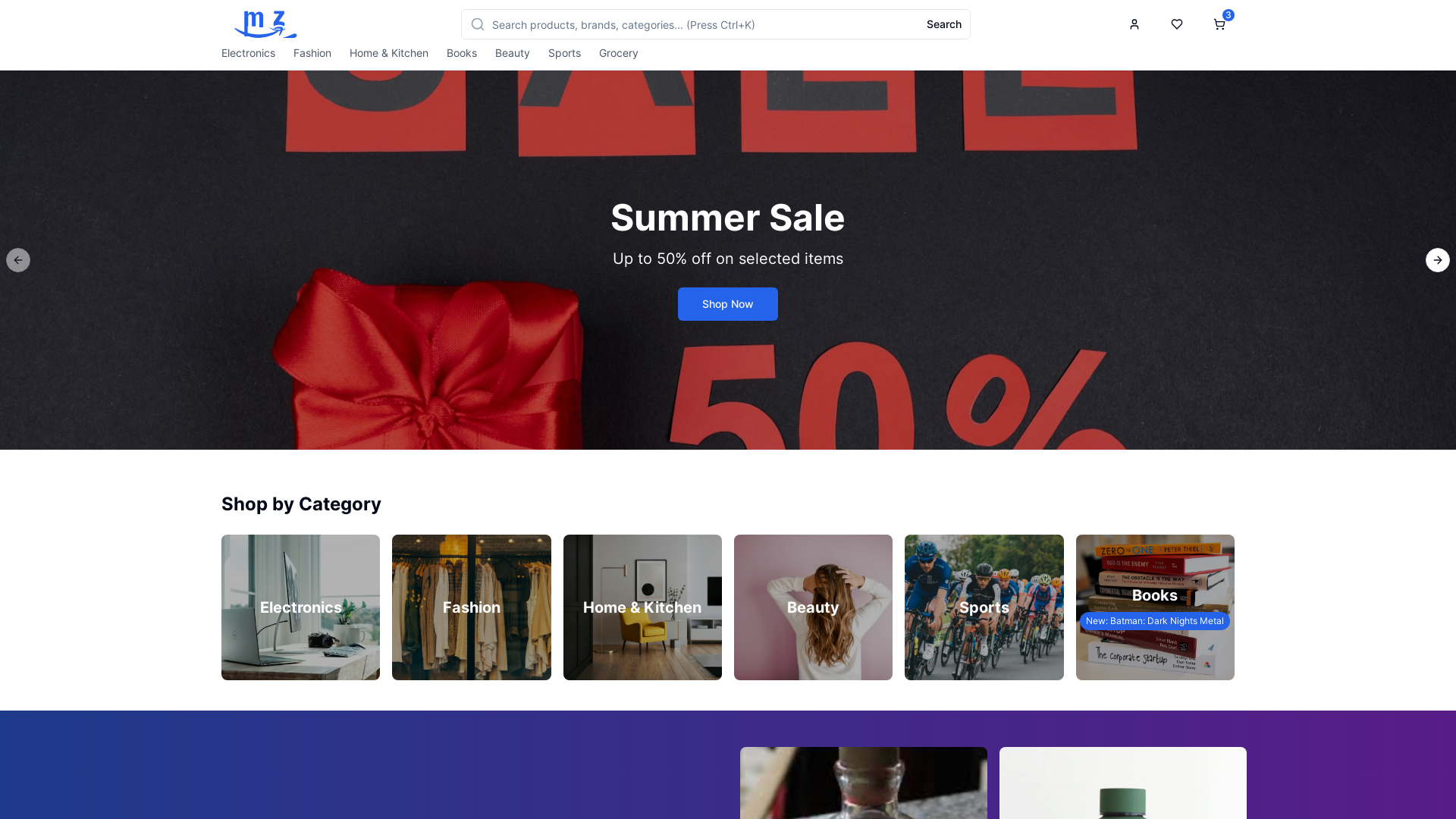 Modern Multivendor E-commerce Platform Platform