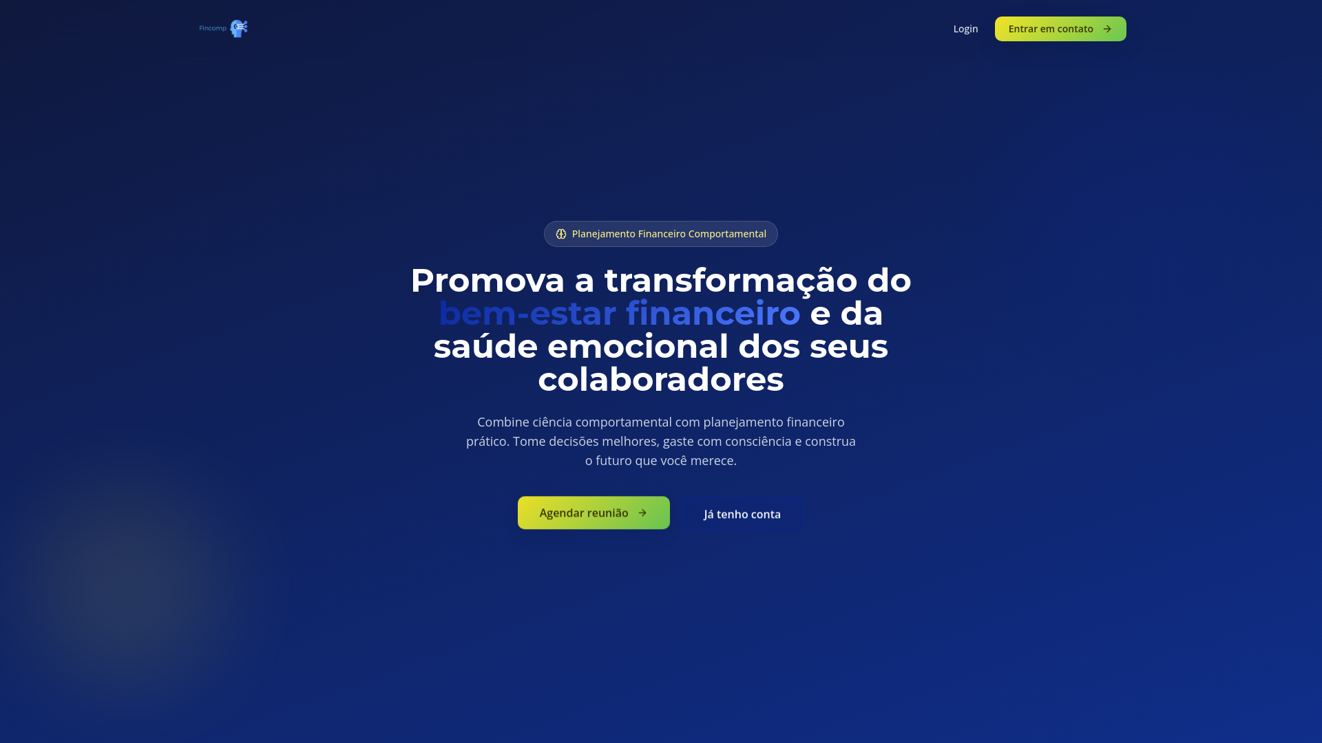 Fincomp Logo Fincomp — Bem-estar financeiro comportamental para empresas