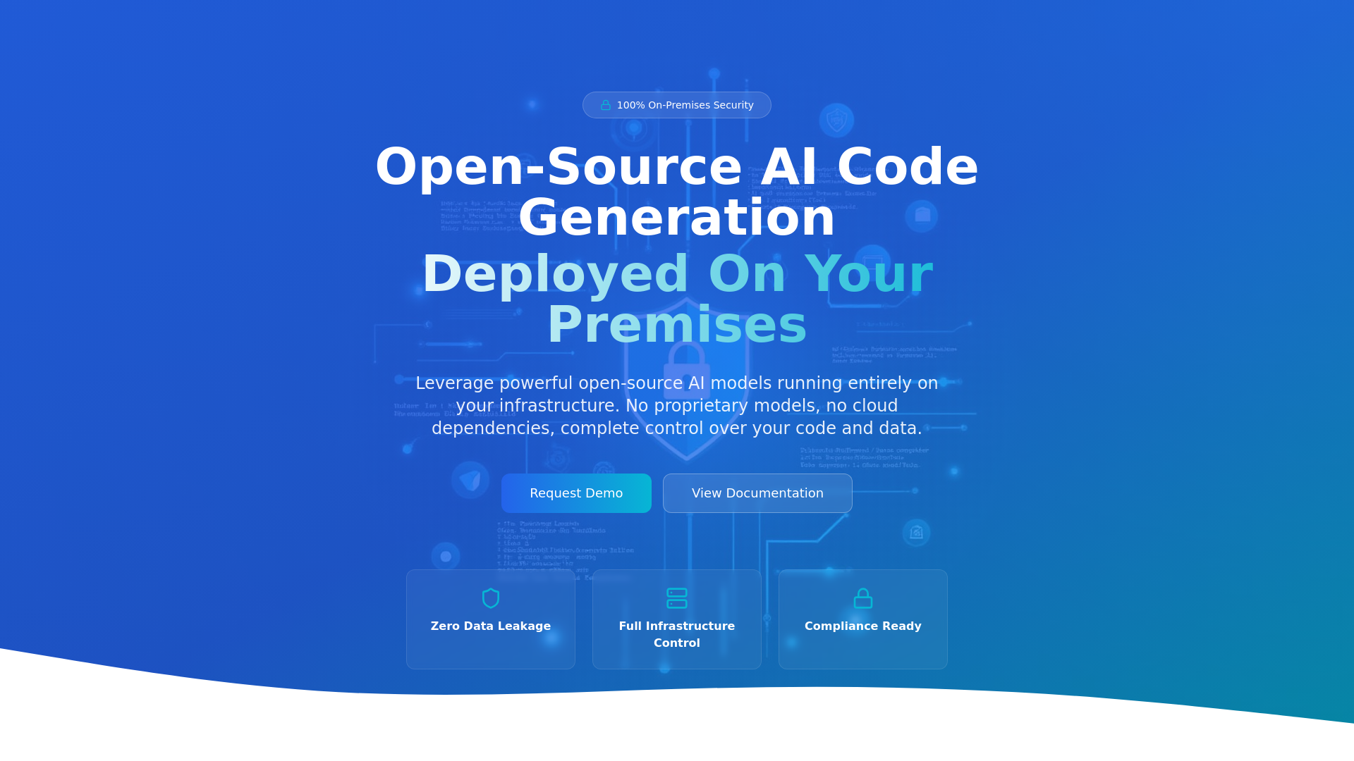 SecureCode AI | Enterprise On-Premises Code Generation