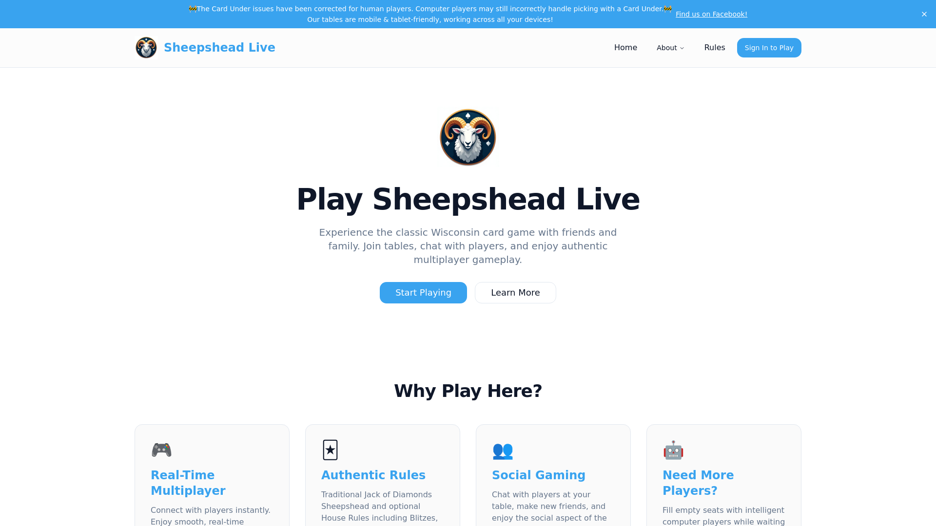 Sheepshead Live Play Sheepshead Online Authentic Wisconsin Card Game