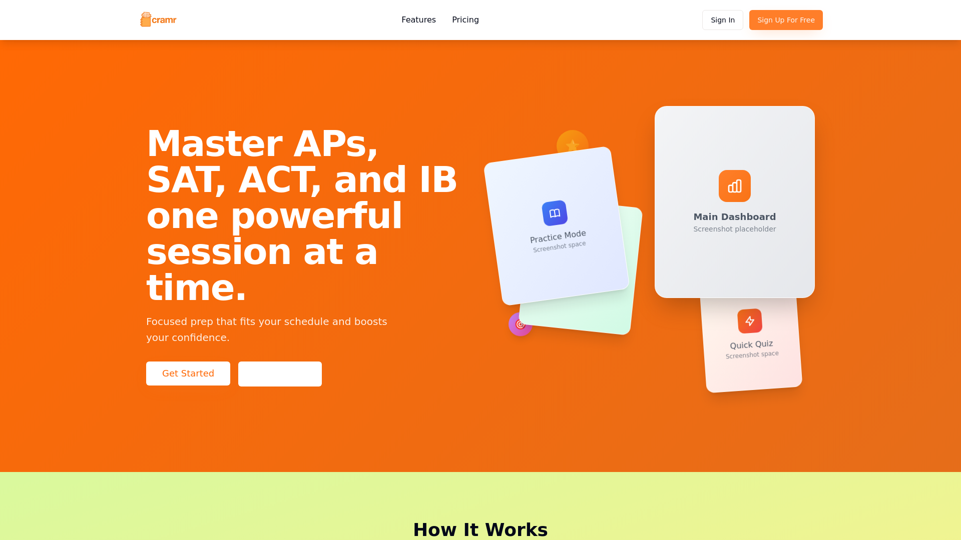 Cramr - AI-Powered SAT, ACT, PSAT, IB & AP Preparation