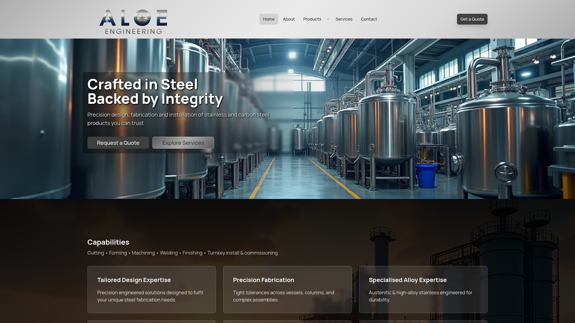 Pressure Vessels — ALOE Engineering