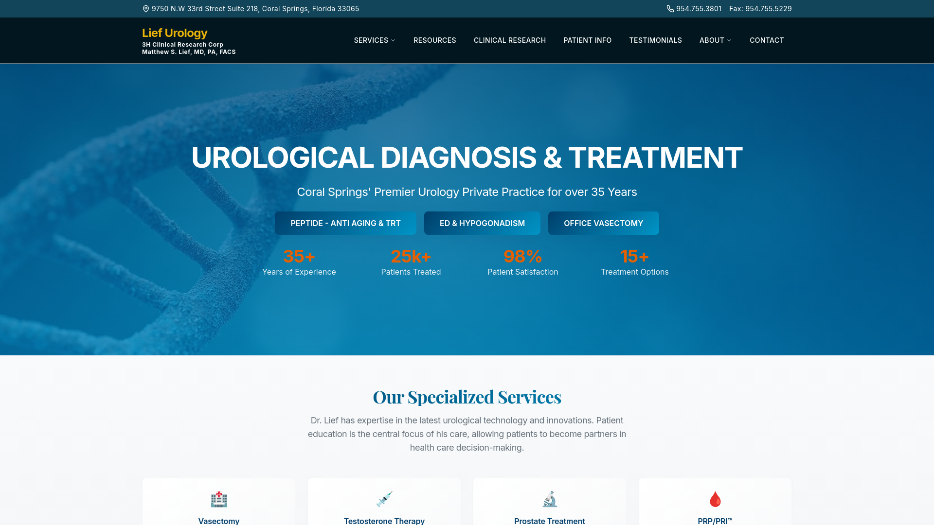 Matthew Lief MD Urology