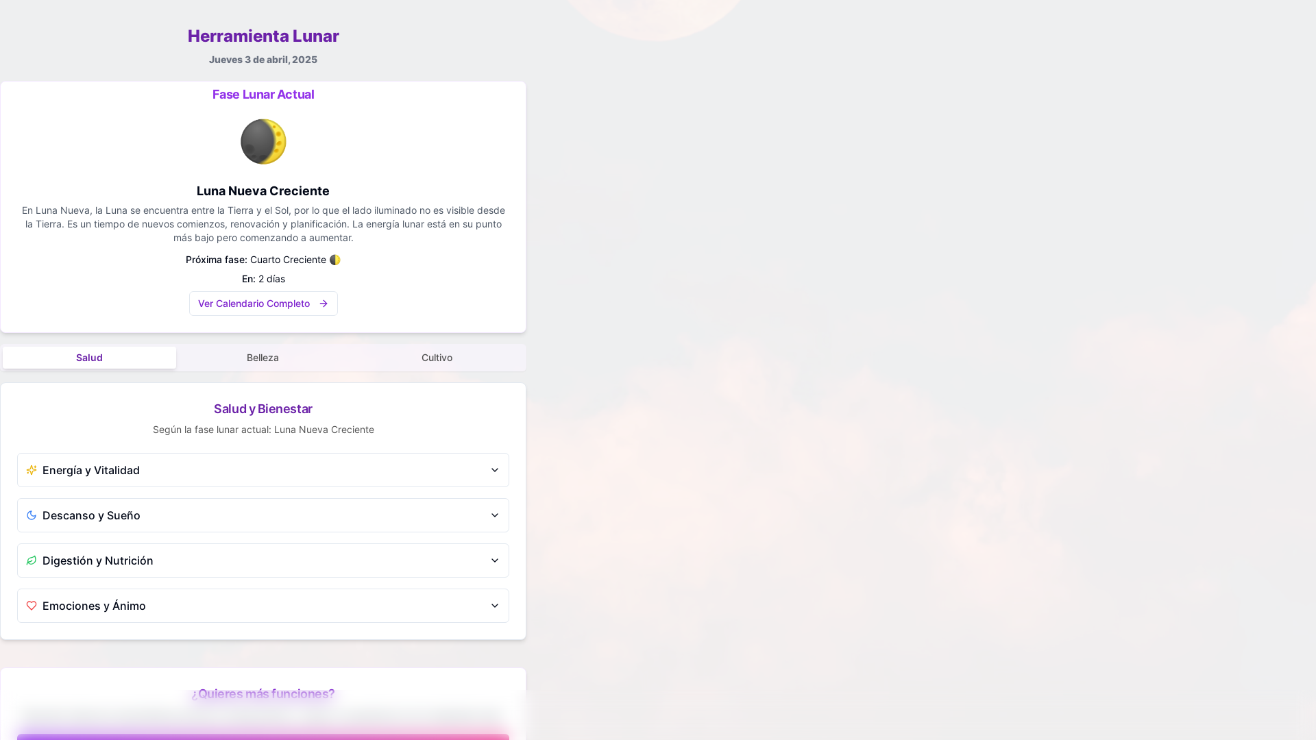 Smart Lunar Calendar & Planting Guide Solution