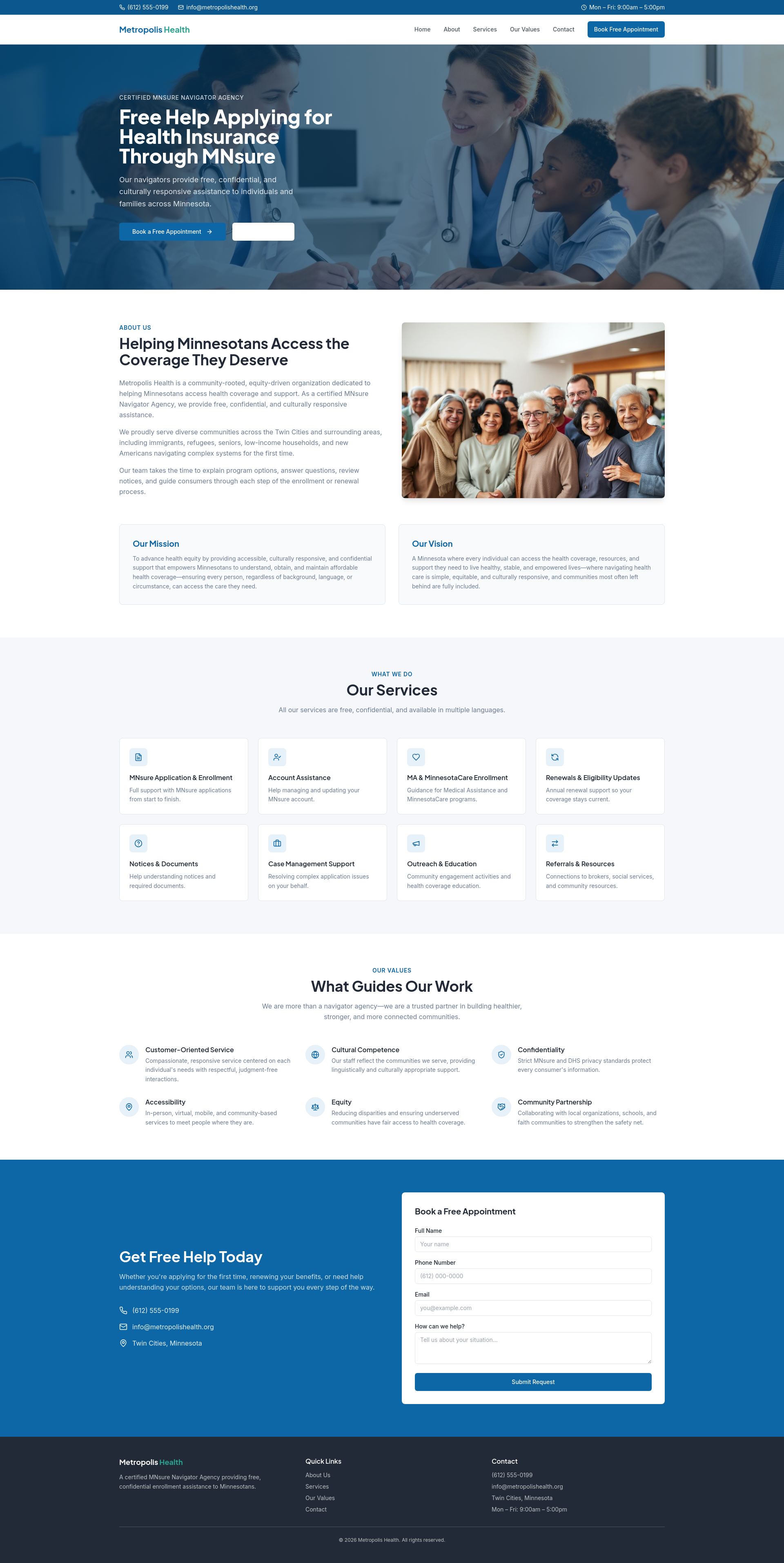 Metropolis Health | Free MNsure Navigator Assistance