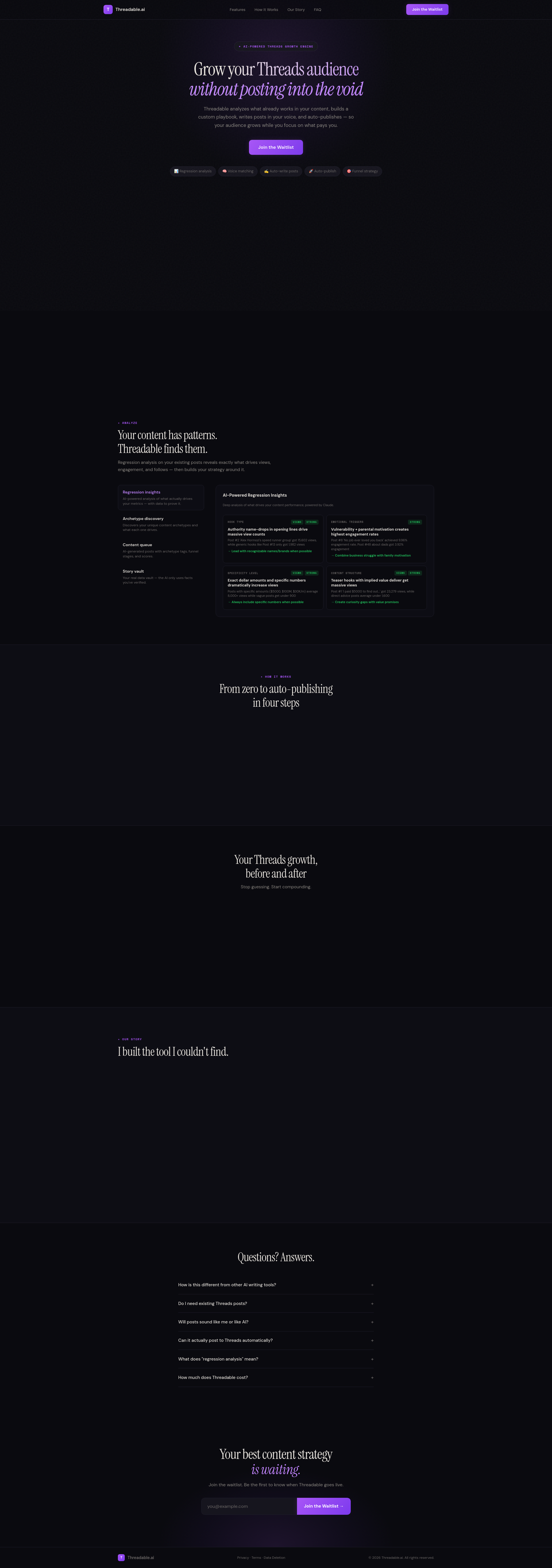 Threadable.ai — AI-Powered Threads Growth