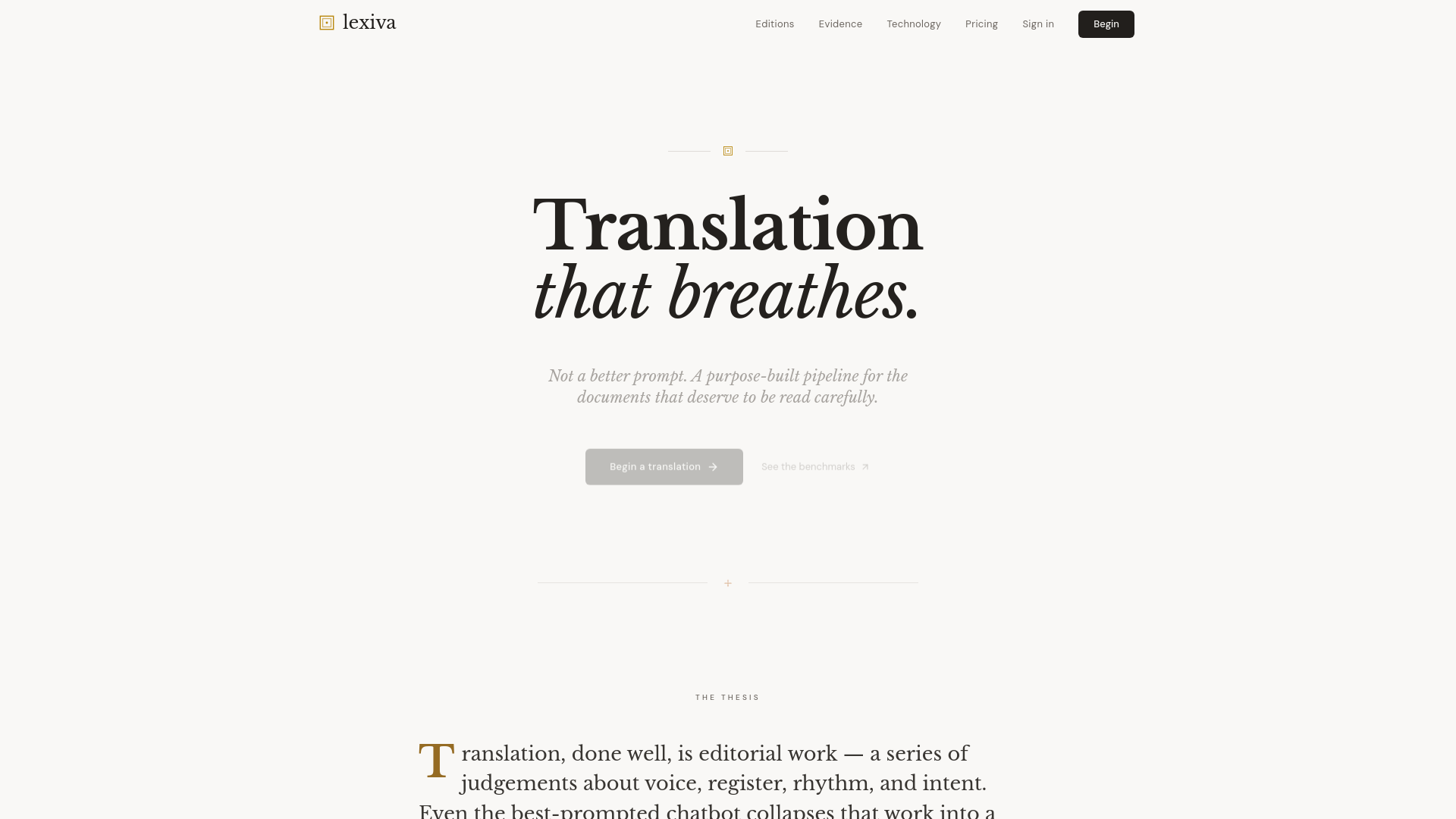 Lexiva Lexiva — Writing That Lives Across Languages