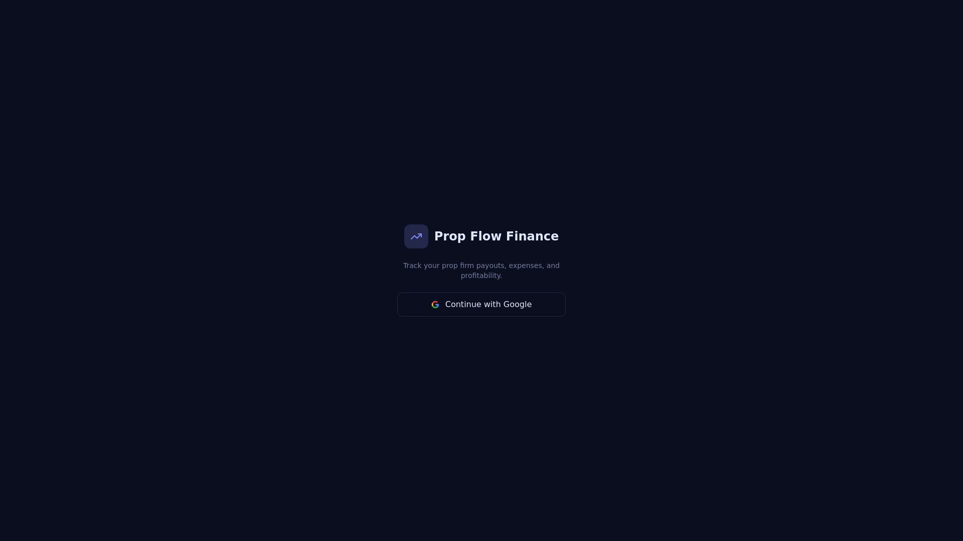 Prop Line Tracker Example PropTrackr — Prop Firm Finance Tracker