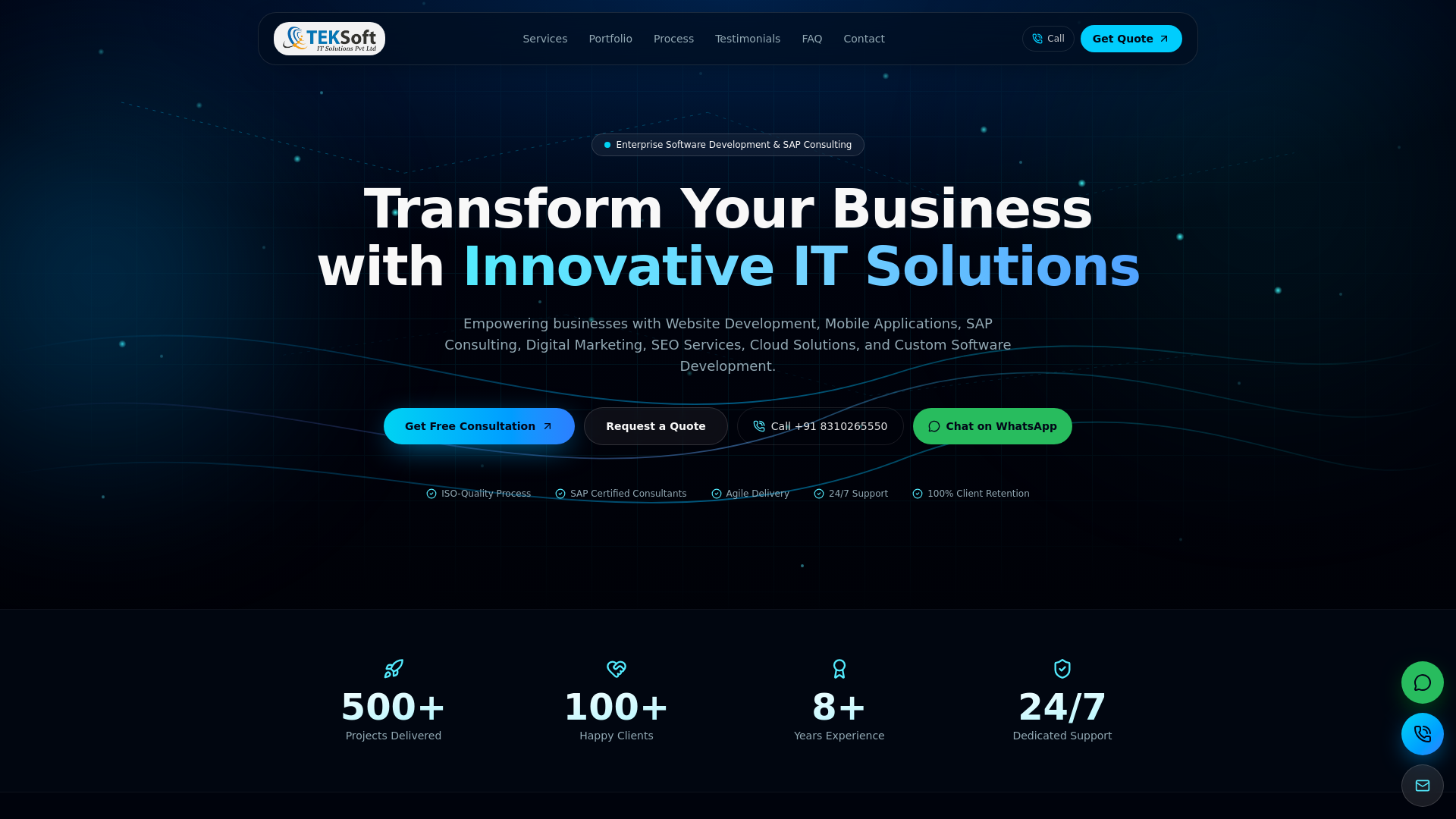 Teksoft IT Solutions Pvt Ltd | Digital Transformation & IT Consulting