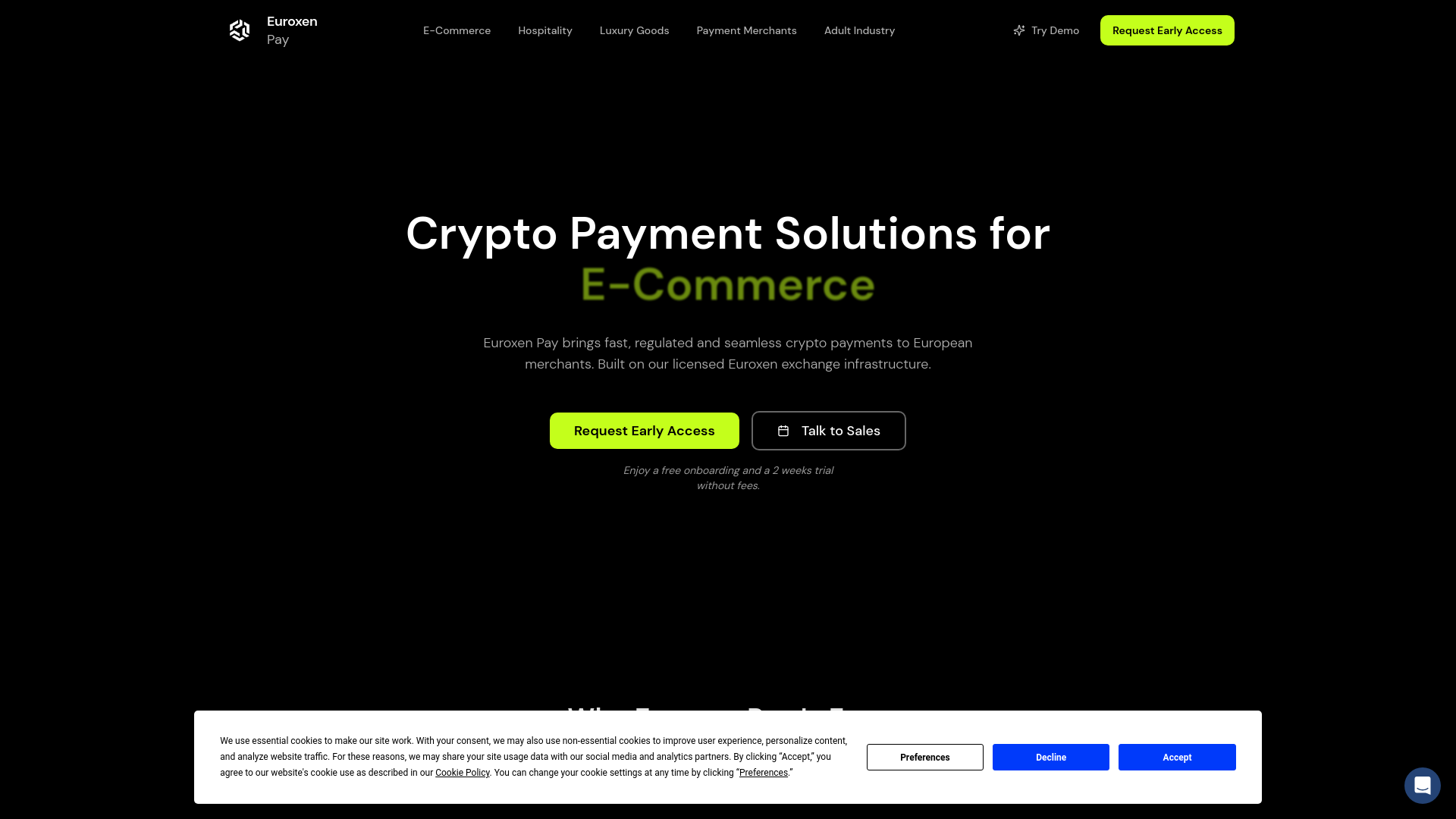 Crypto Payment Demo – See Euroxen Pay in Action