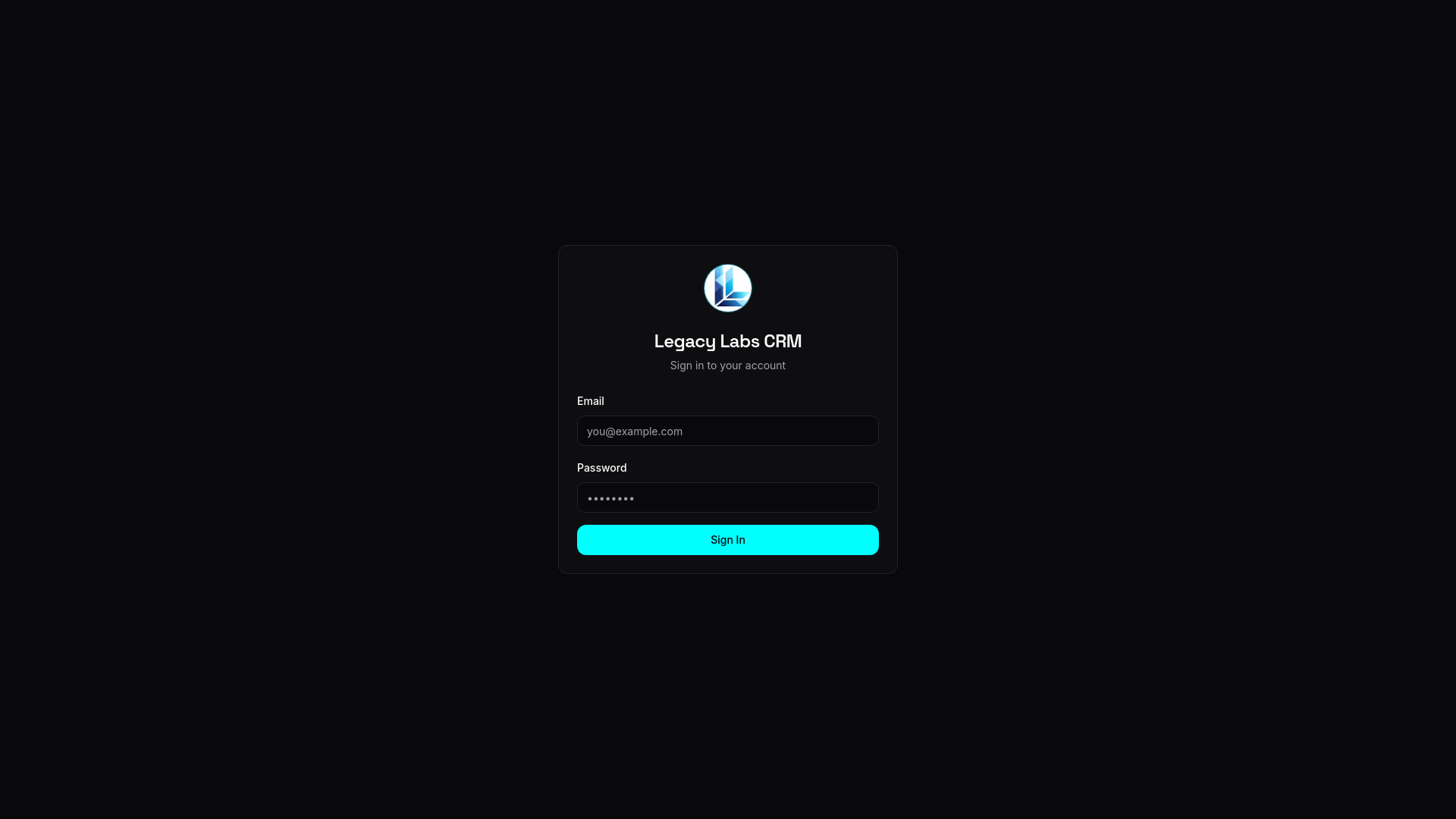 Legacy Labs CRM