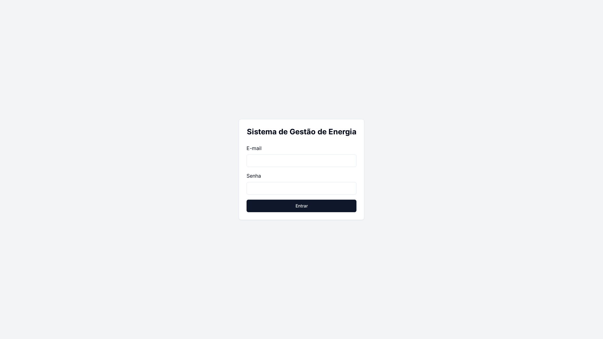 Professional Energy Management System Platform
