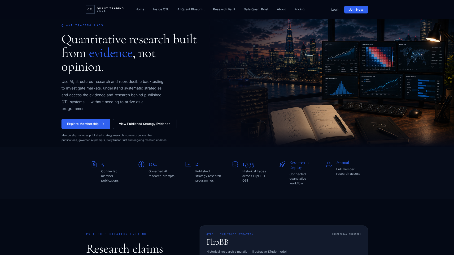 AI Quant Blueprint — Quant Trading Labs