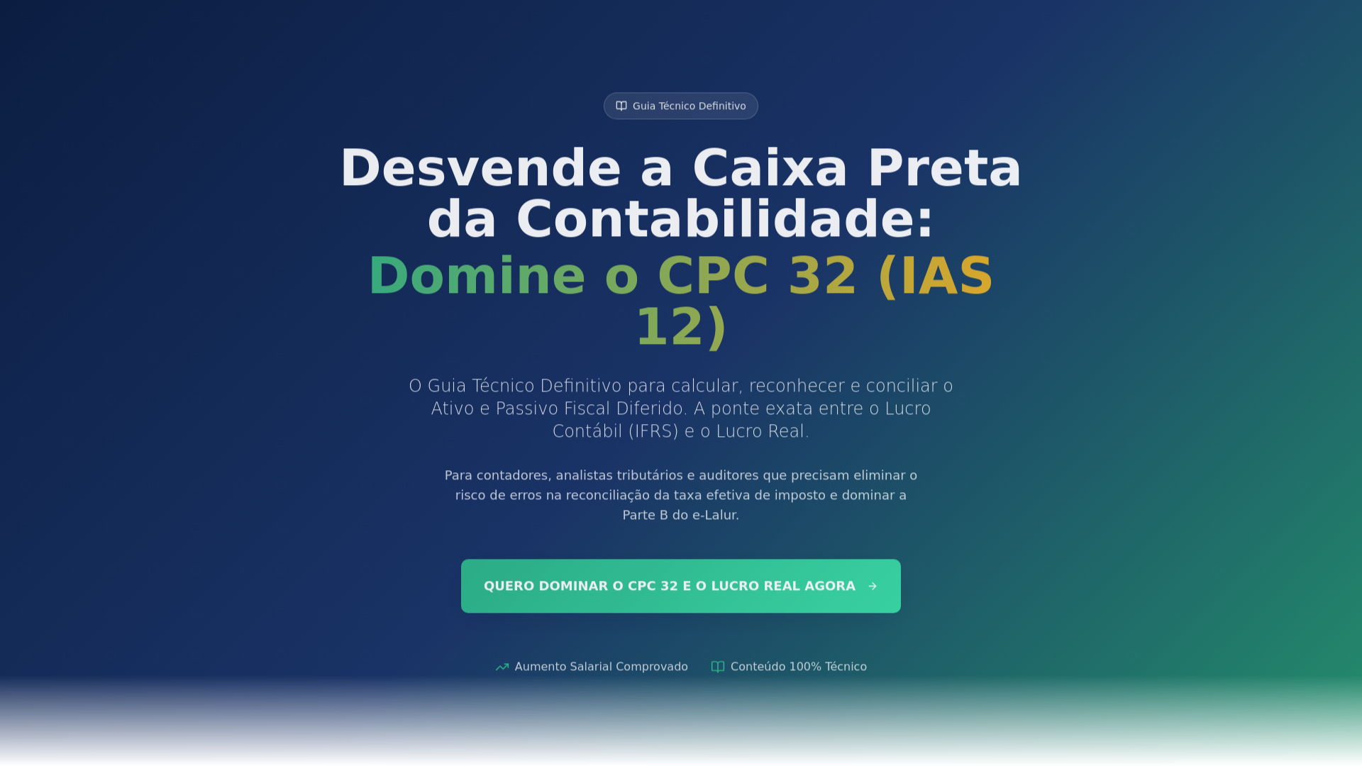 Especialização em Tributos sobre o Lucro (CPC 32): Imposto de Renda Diferido e Ativo/Passivo Fiscal
