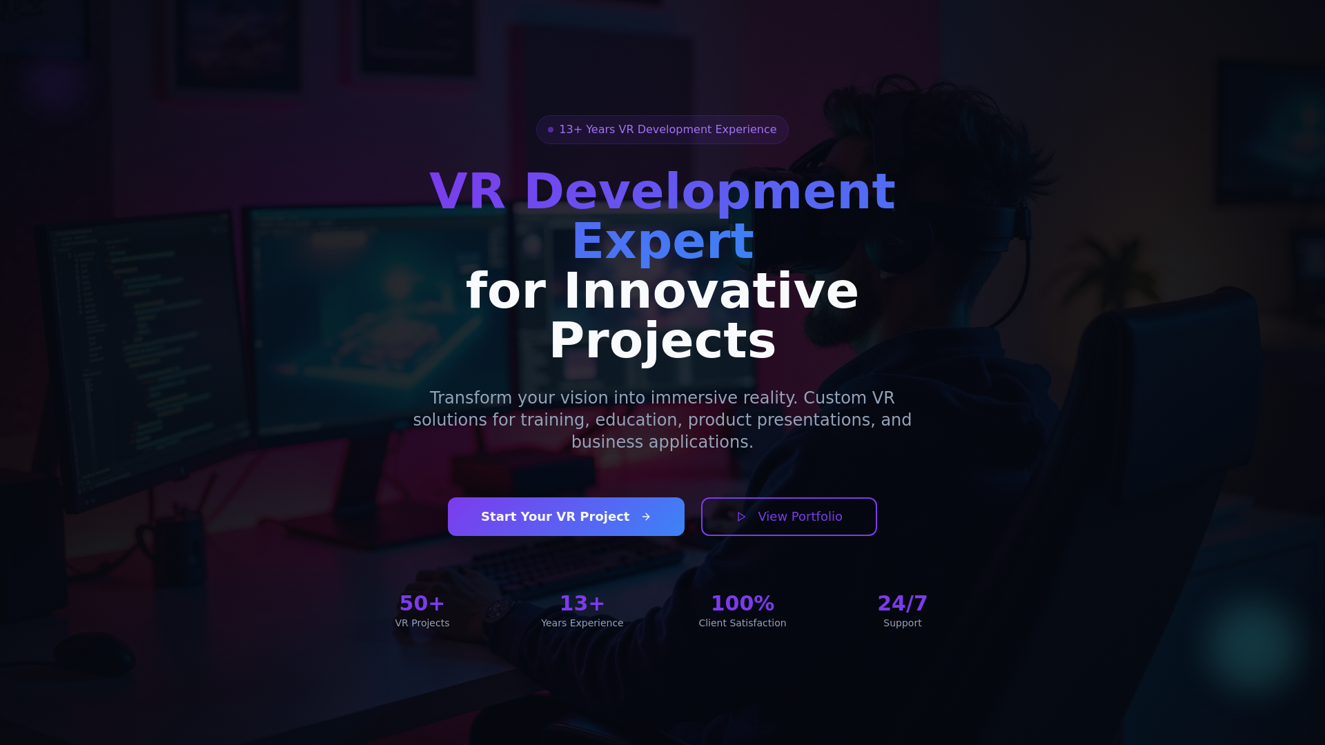 VR Development Expert | Unity 3D VR Developer | Hire VR Developer for ...