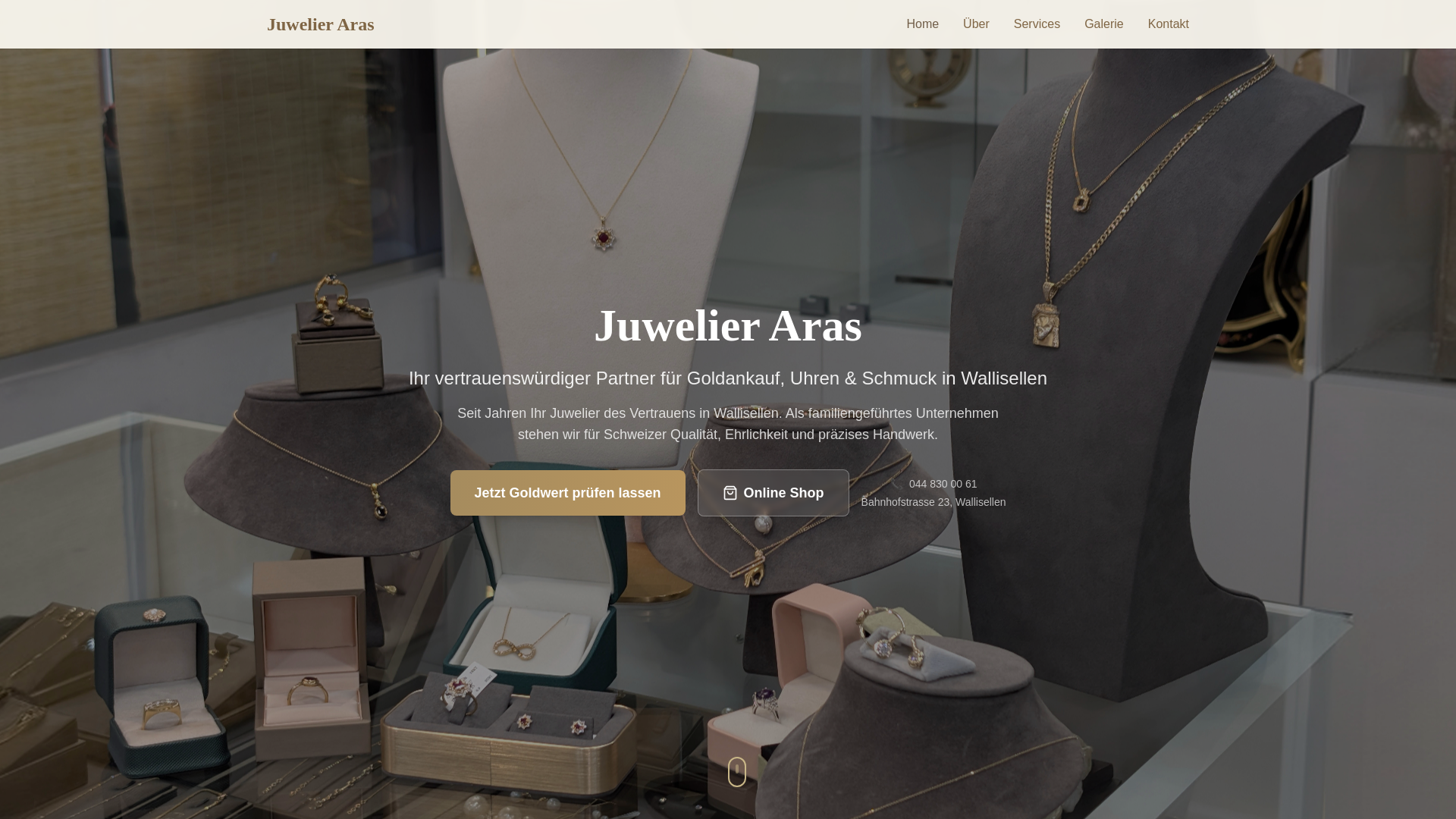 Juwelier Aras - Goldankauf, Uhren & Schmuck in Wallisellen