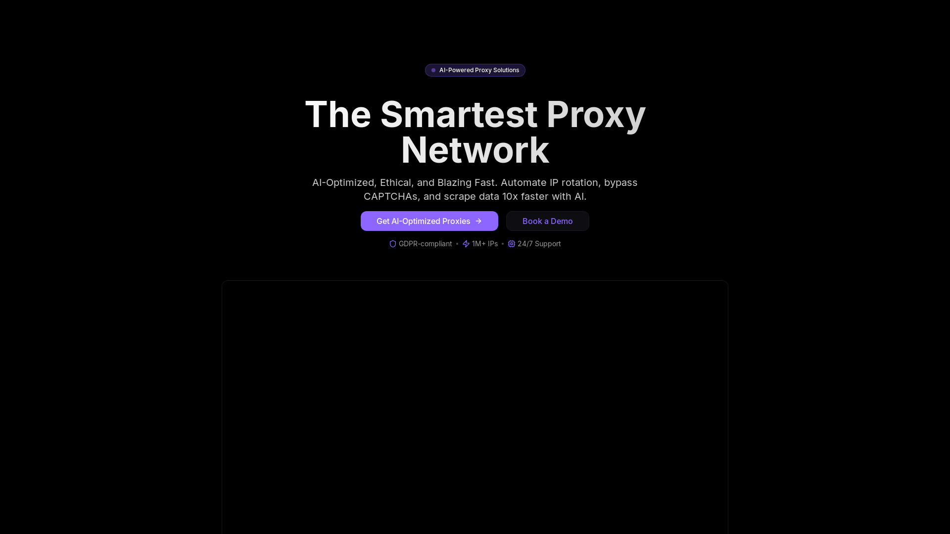 Professional Ai-powered Proxy Service Platform