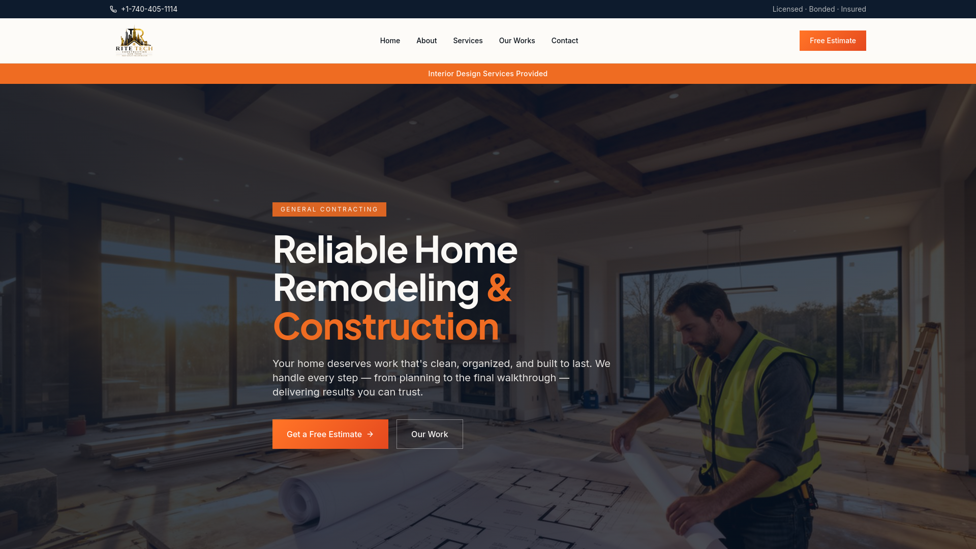Rite Tech Construction — Home Remodeling & Construction