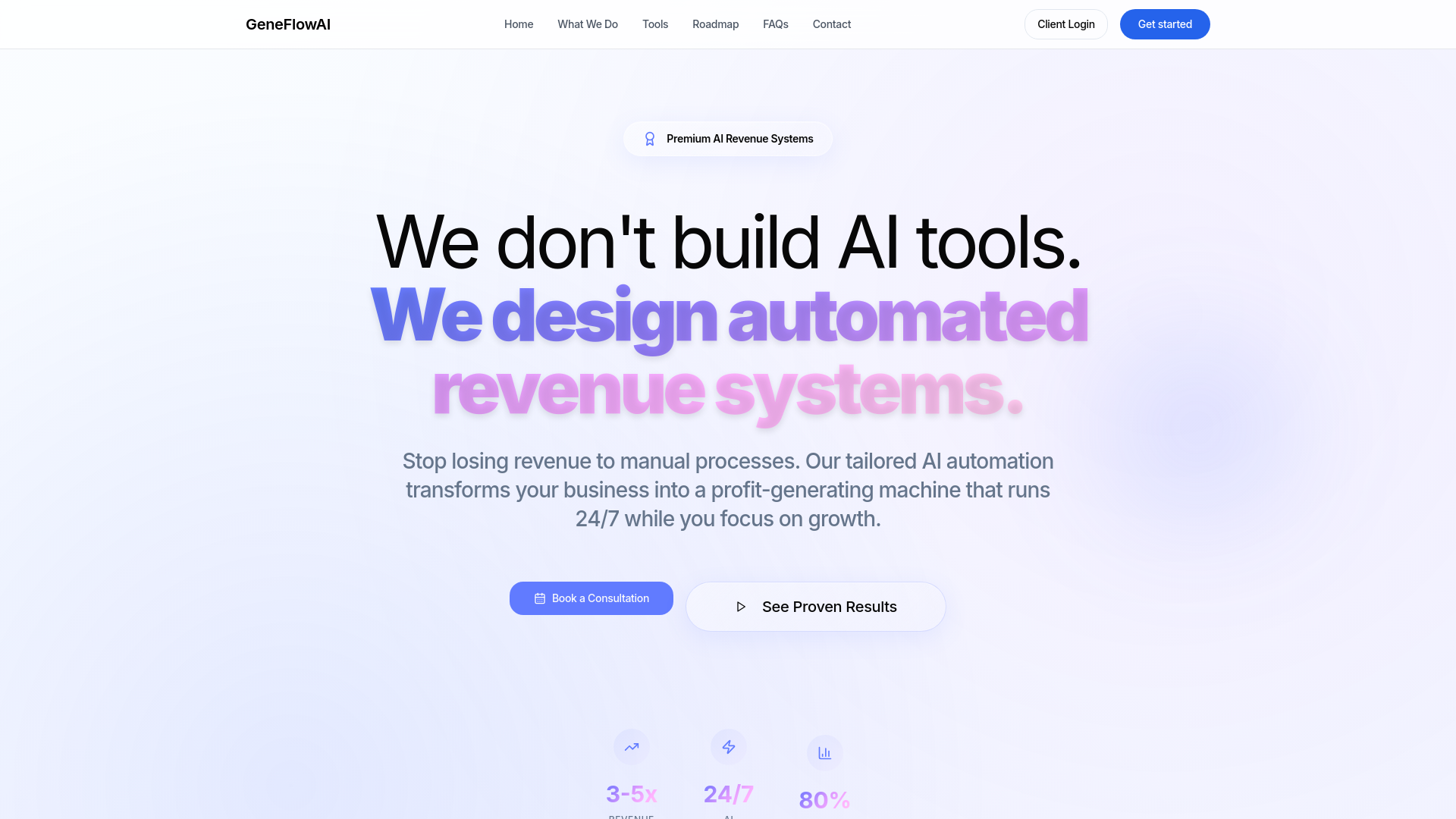 GeneFlowAI - Automate. Scale. Dominate.