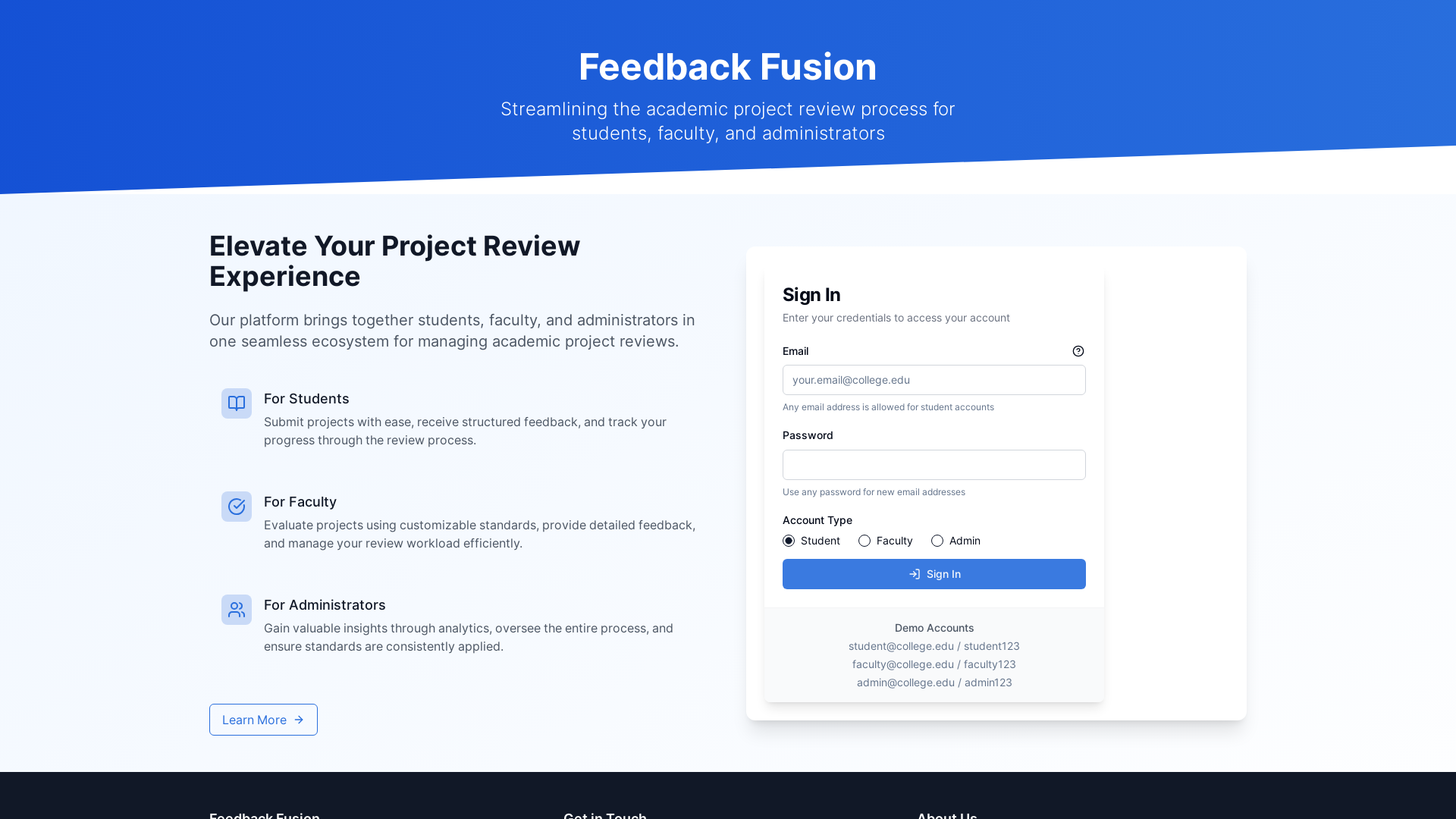 Advanced Project Management & Review App