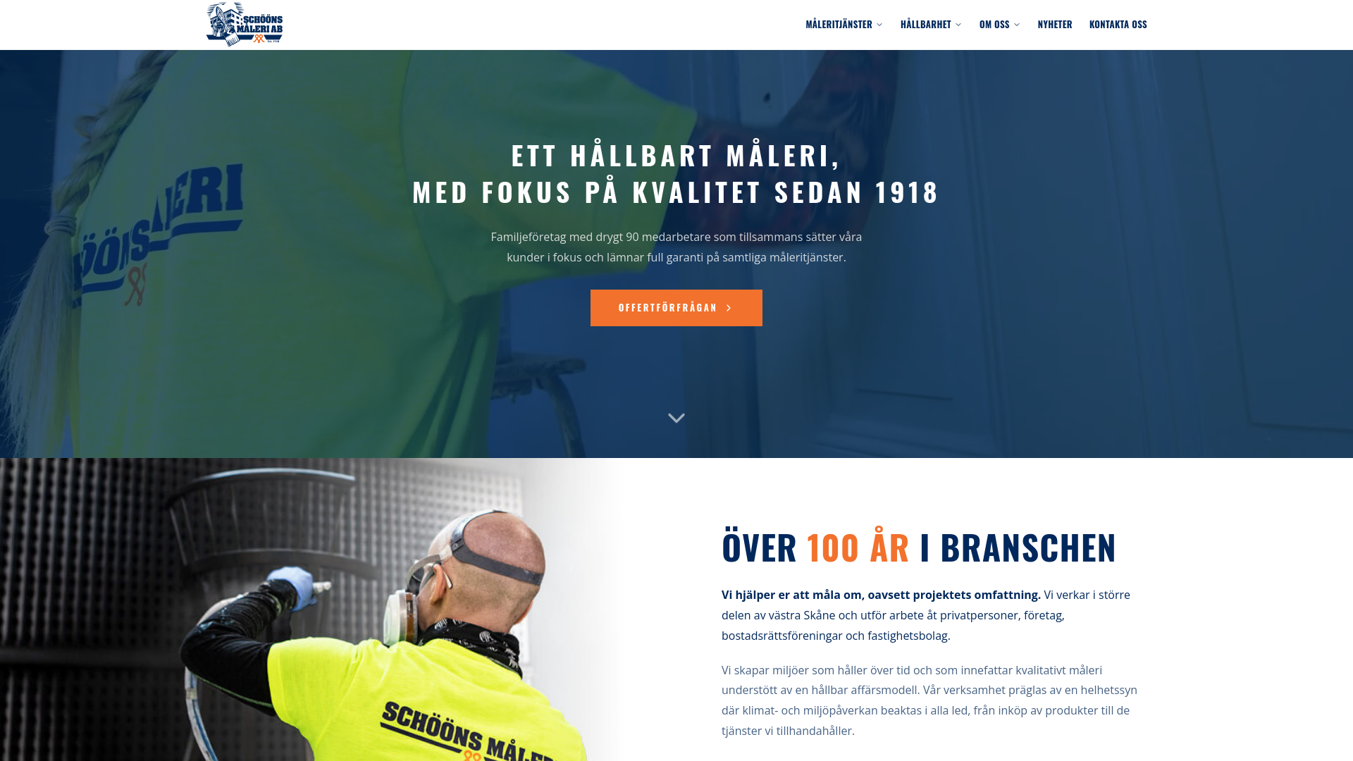 Schööns Måleri Aktiebolag logotyp