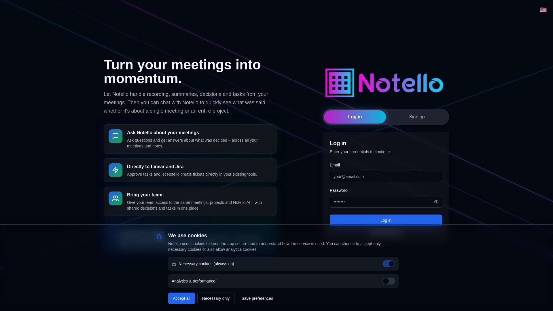Notello — AI Meeting Assistant
