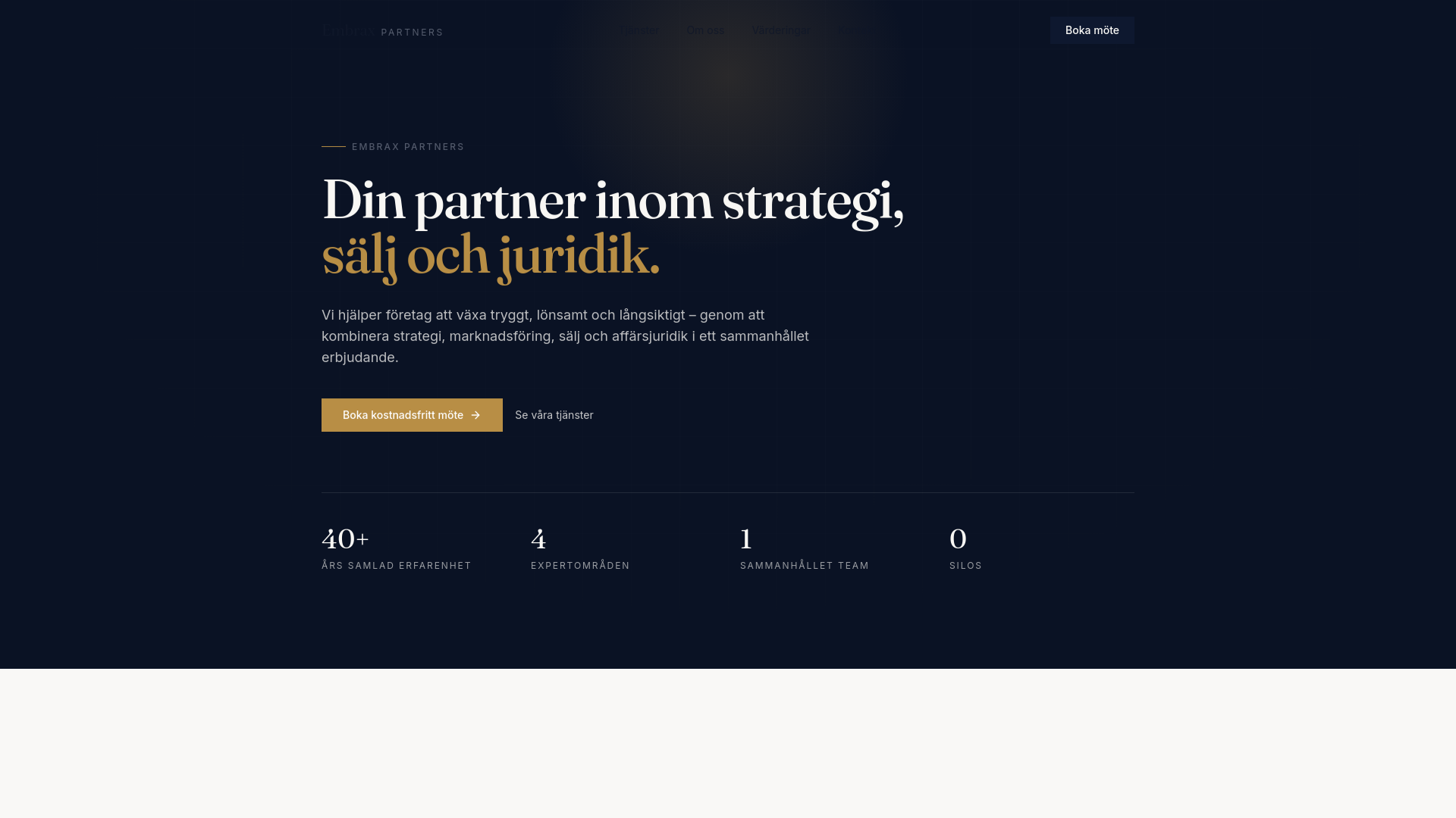 Embrax Embrax Partners | Strategi, sälj och affärsjuridik