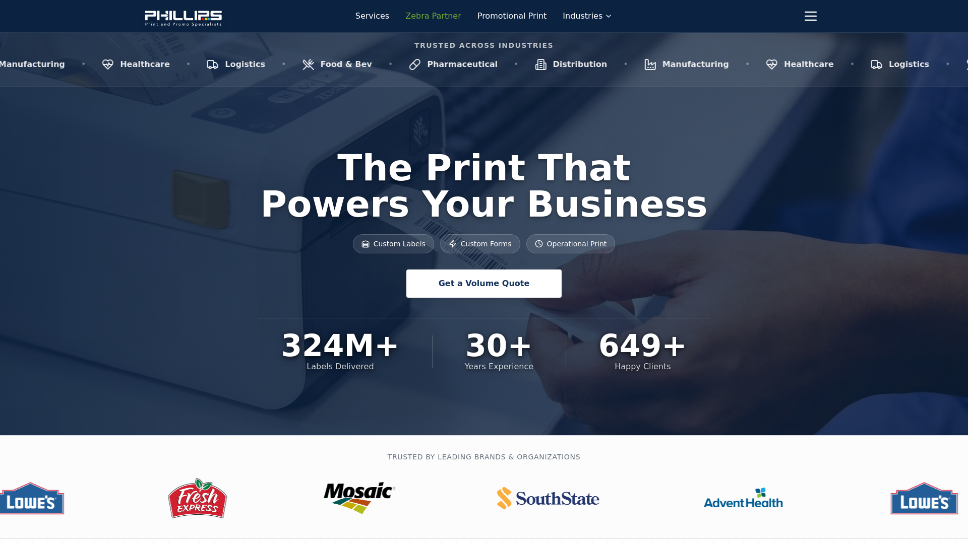 Financial Print Products | Phillips 1977