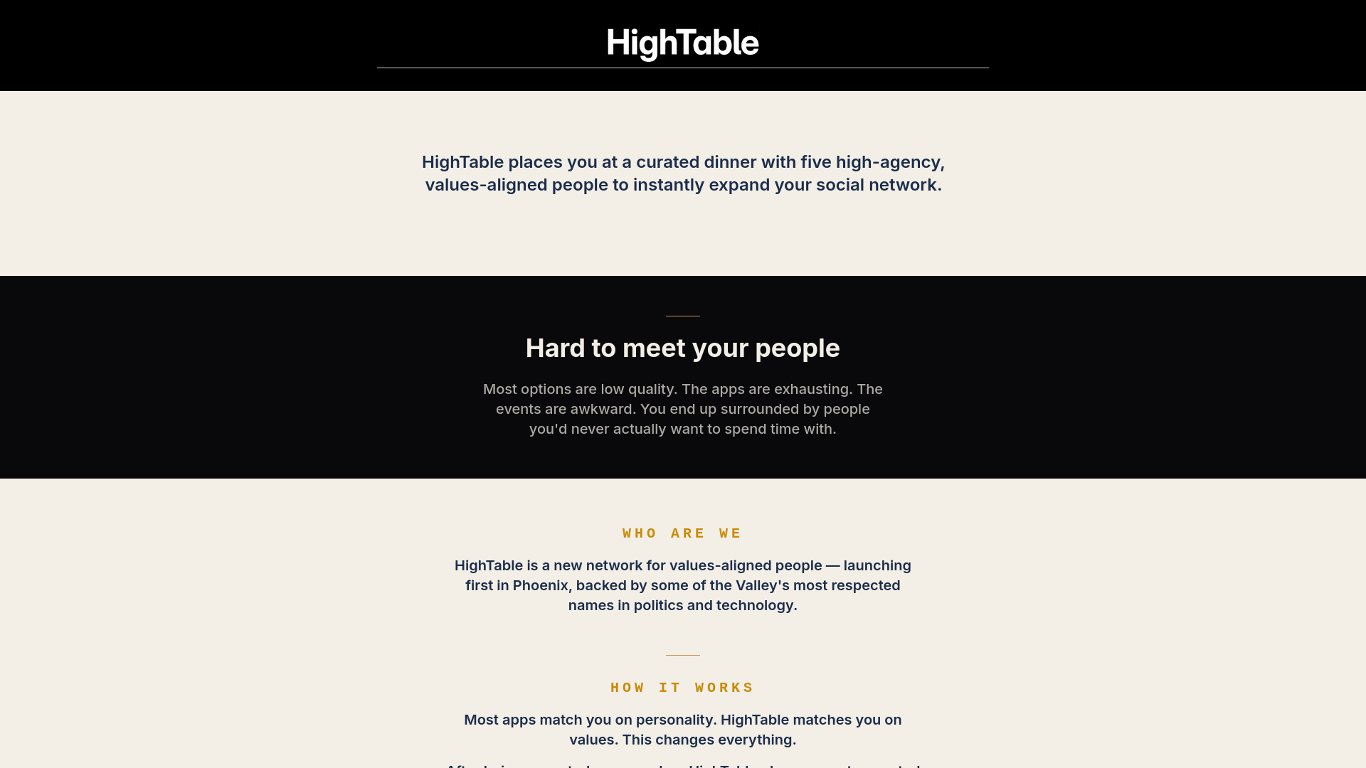 HighTable