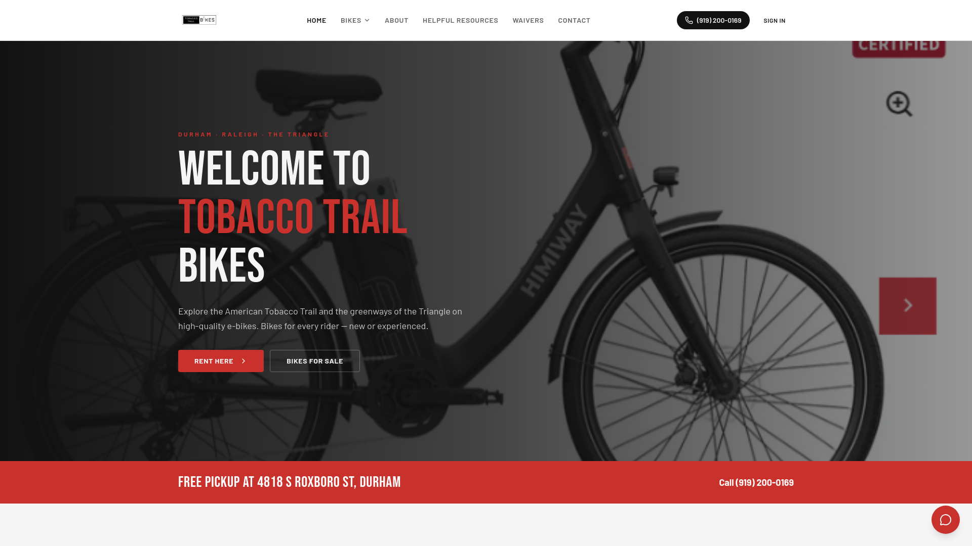 american tobacco trail bike rental Tobacco Trail Bikes — Premium E-Bike Rentals in Durham, NC