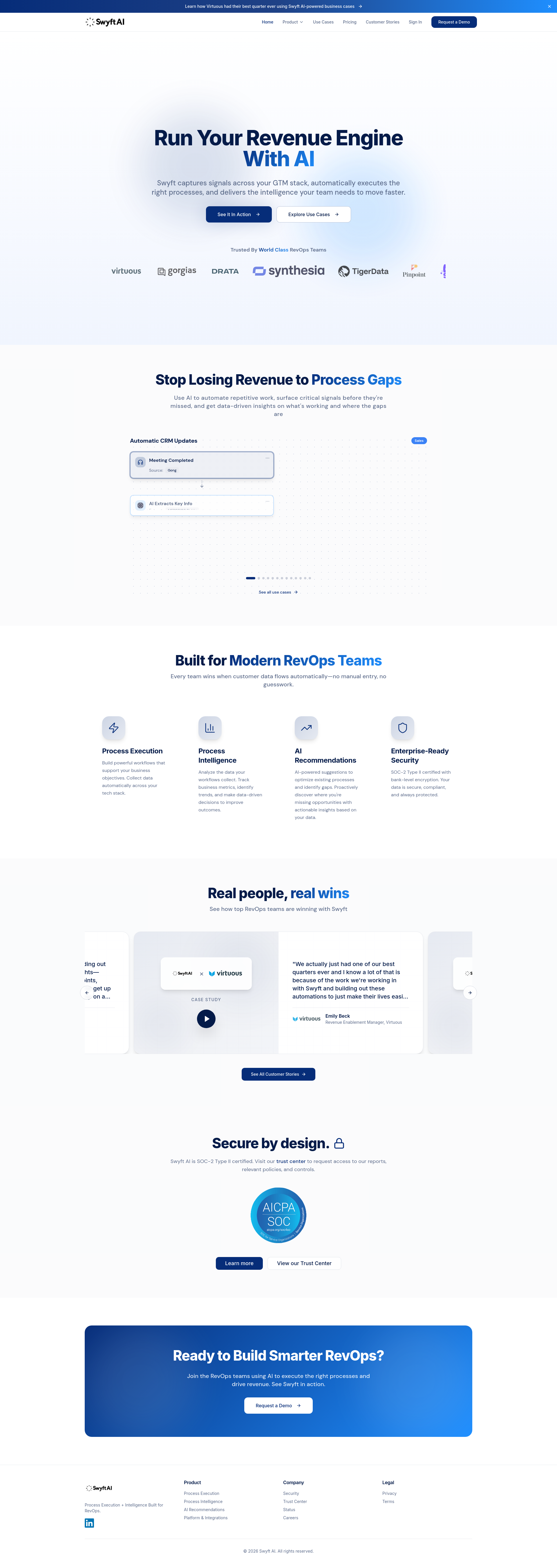 Swyft AI - AI-Powered Process Automation Intelligence for RevOps logo