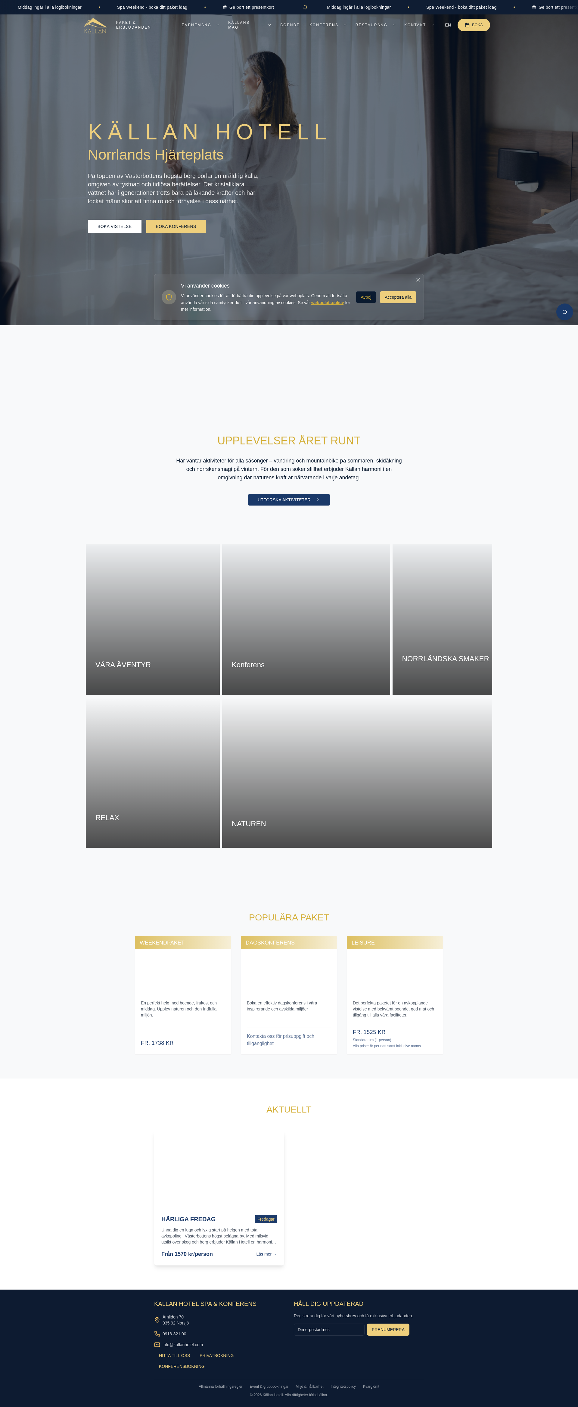 Källan Hotell Spa Konferens och Restaurang logotyp