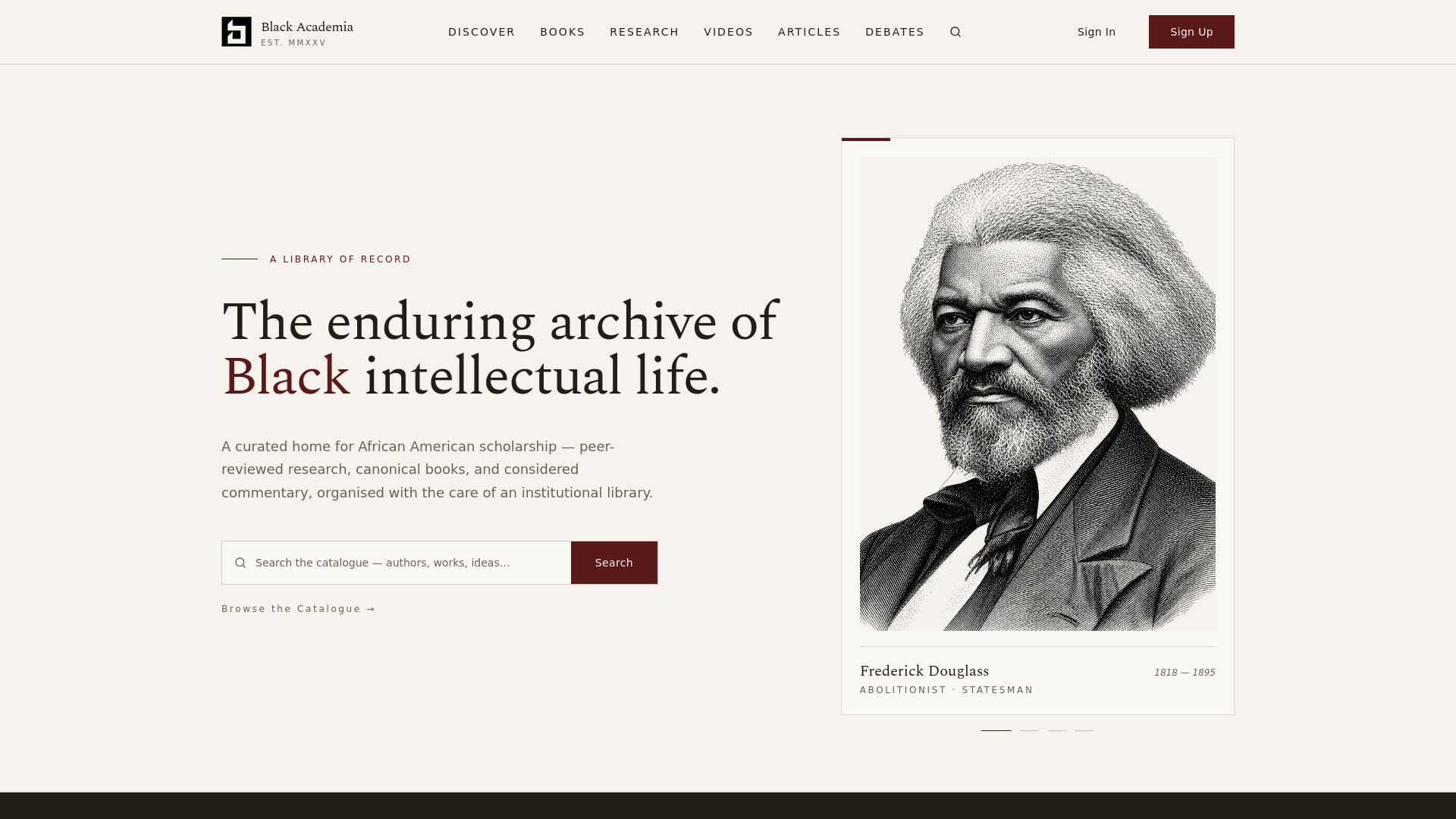 Black Academia — Library of Record