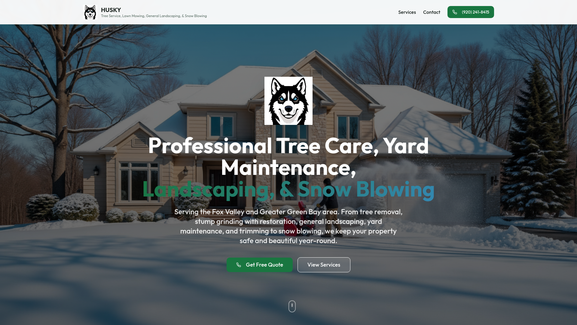 Husky Tree Service & Snow Plowing | Professional Outdoor Services