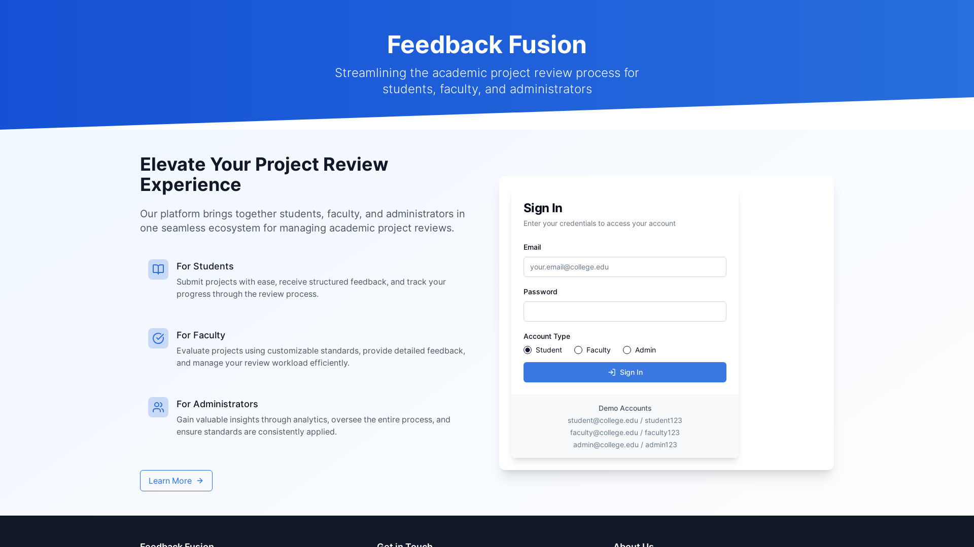 Professional Project Management & Review Platform