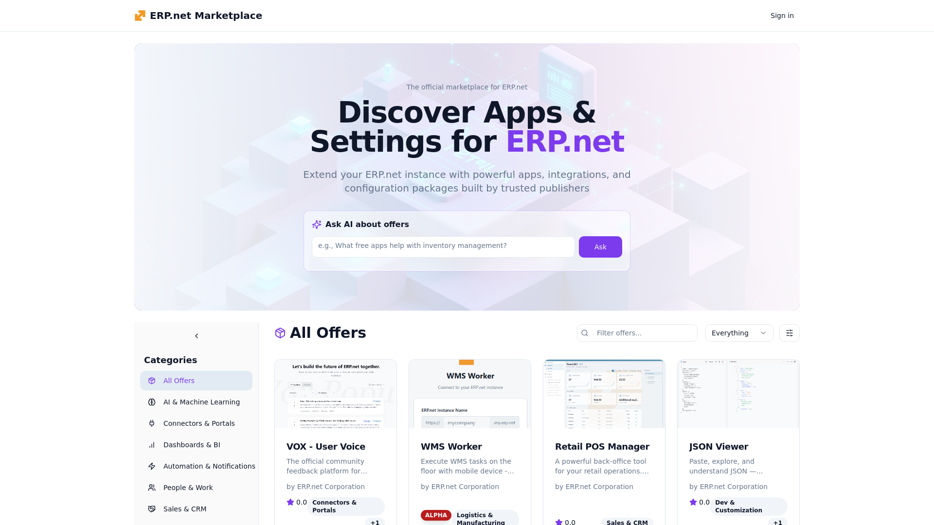 ERP.net Marketplace - Discover Apps for Your ERP System