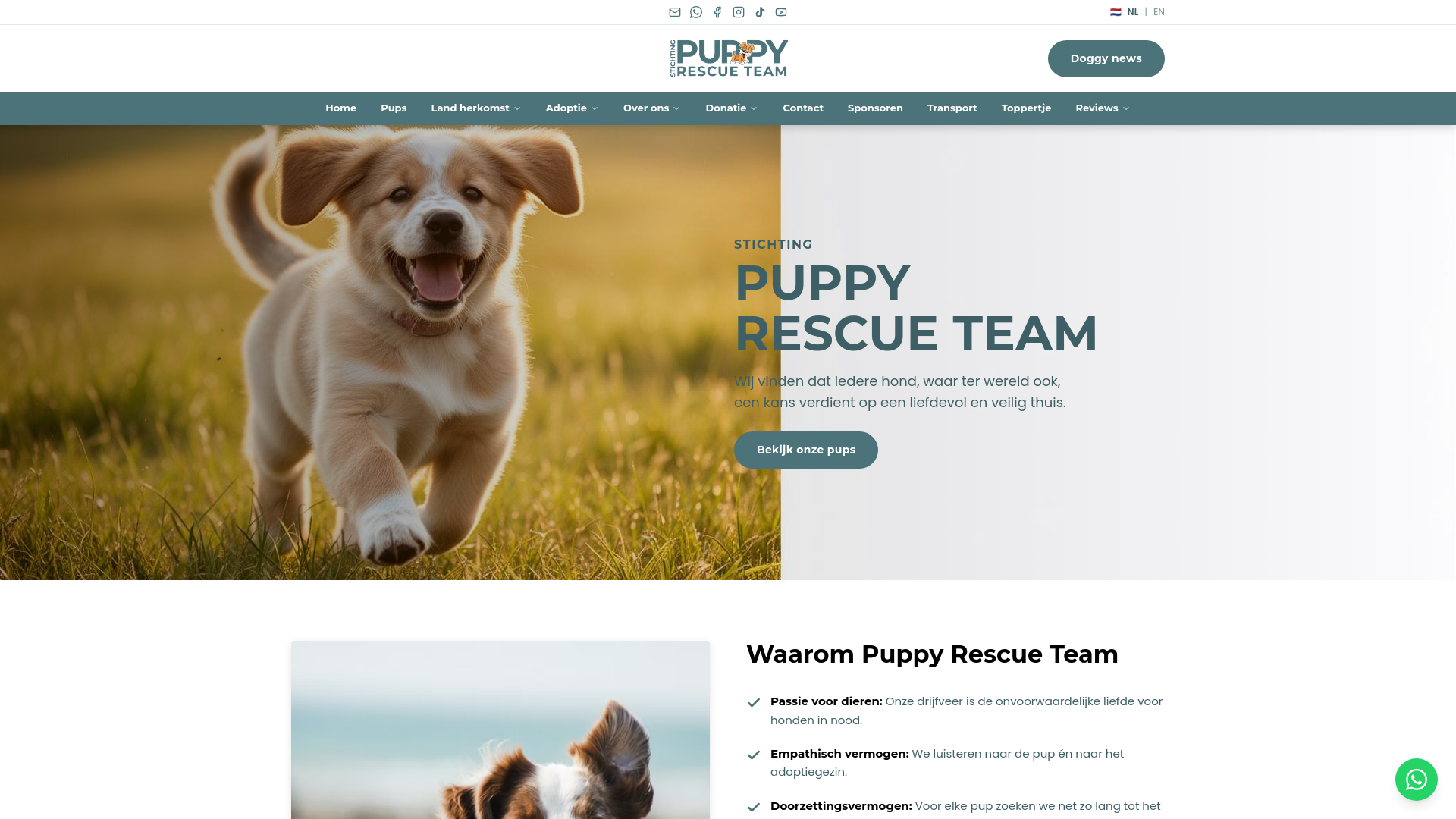Stichting Puppy Rescue Team logo
