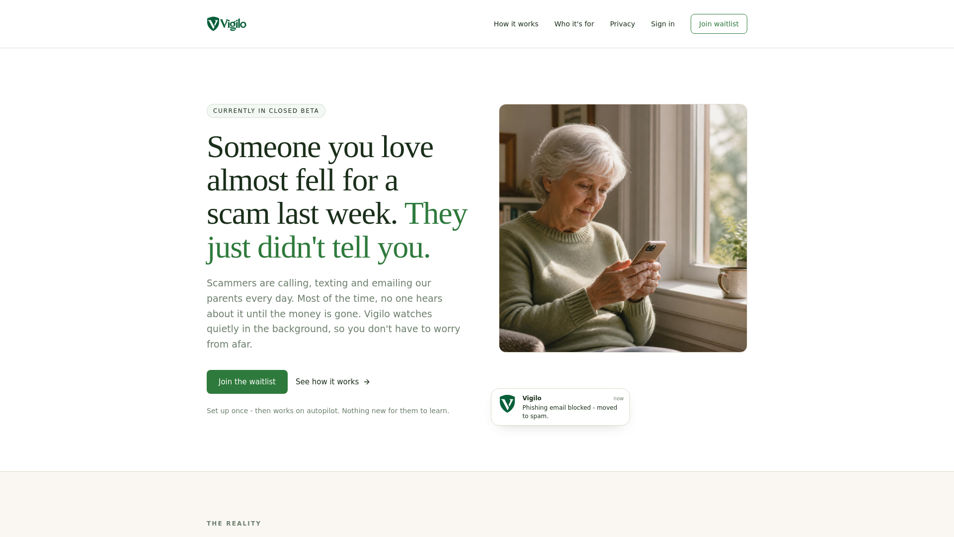 Vigilo Vigilo - Smarter Scam Protection