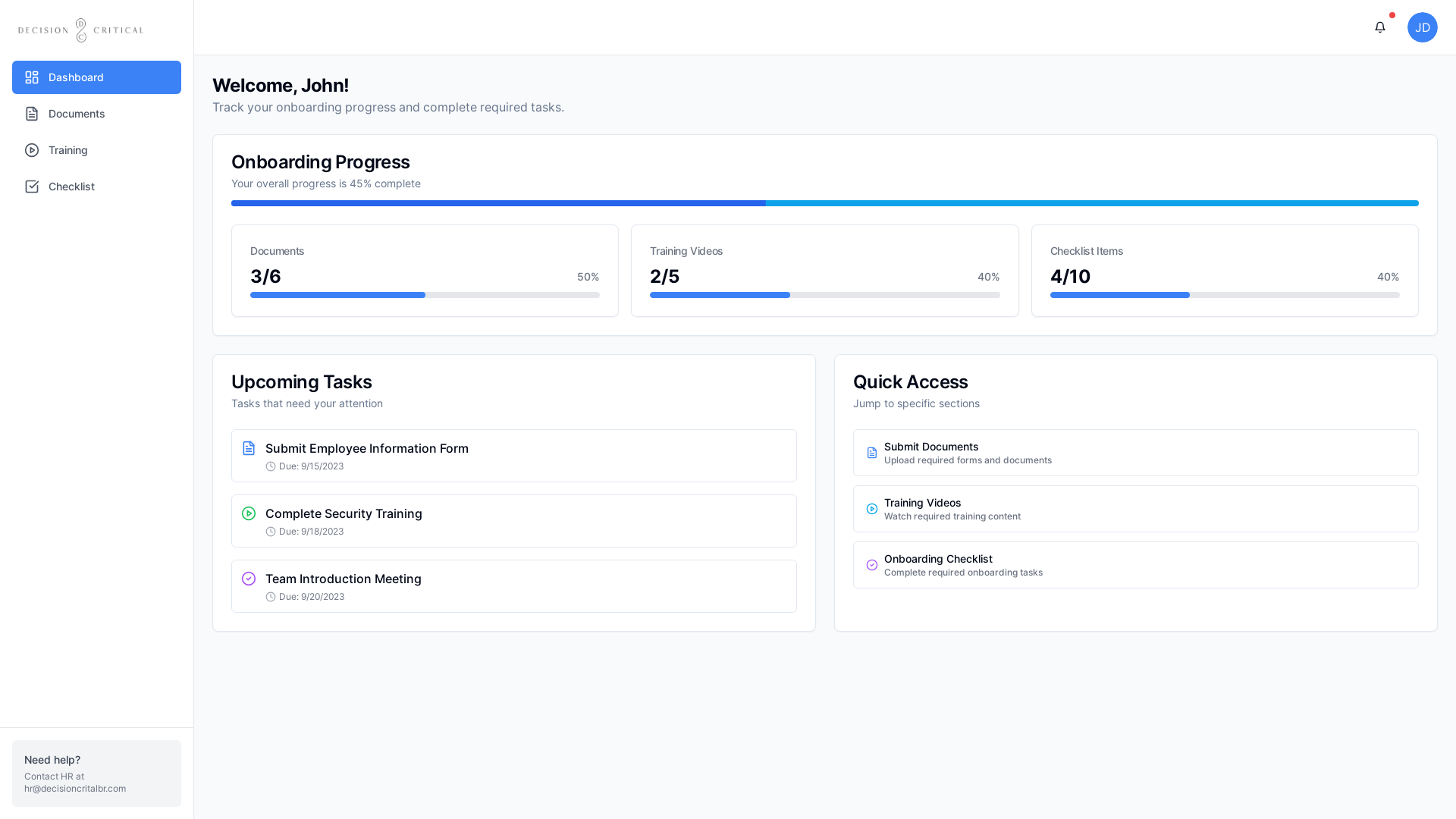 Professional Employee Onboarding & Offboarding Platform