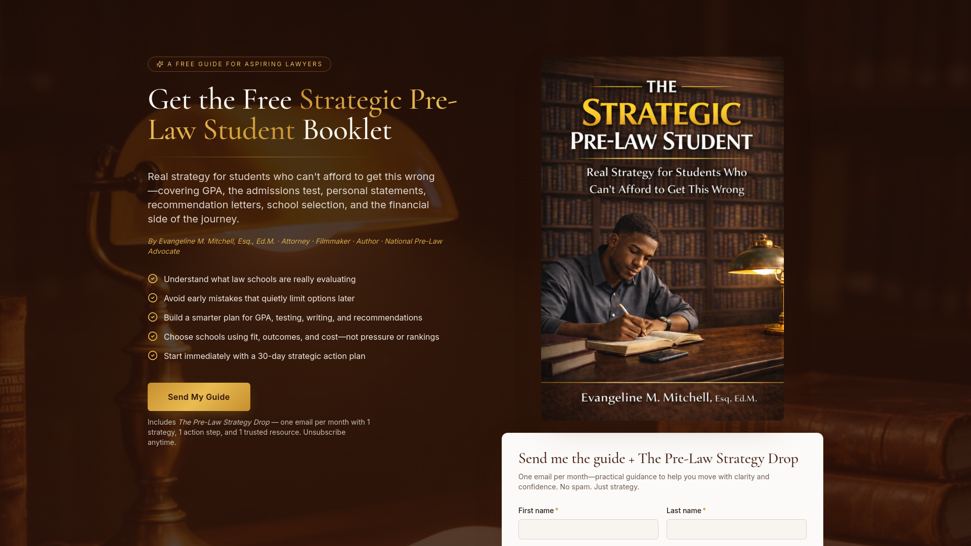 The Strategic Pre-Law Student — Free Law School Admissions Guide