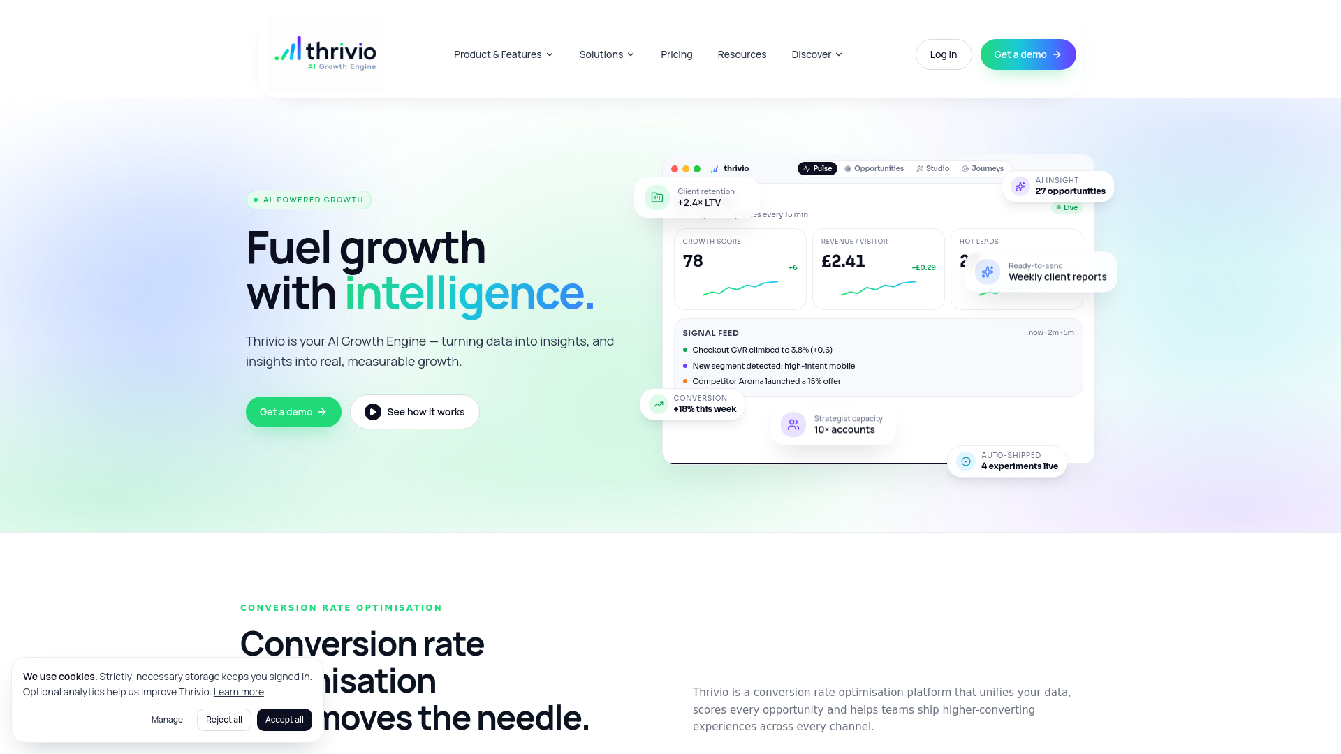 Thrivio screenshot 1
