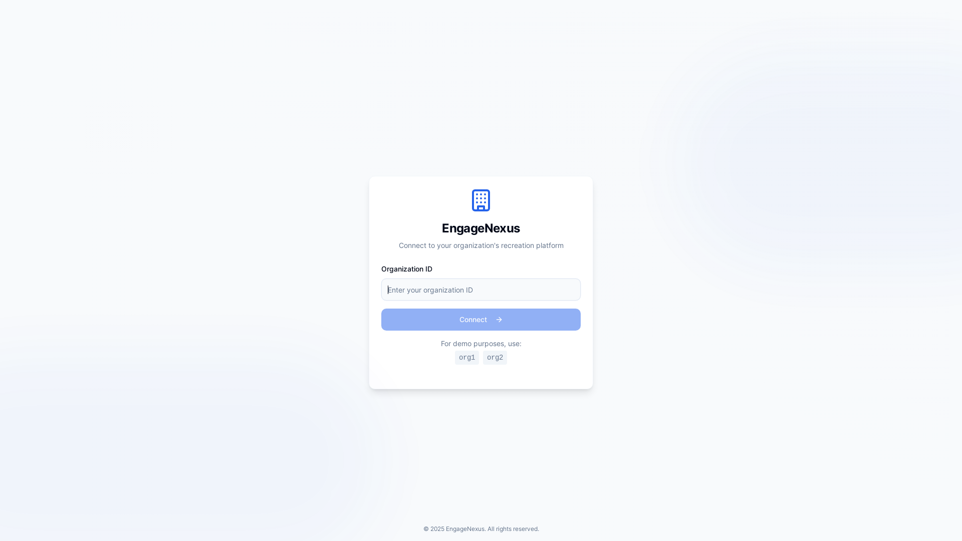 Professional Employee Recreation & Wellness Platform