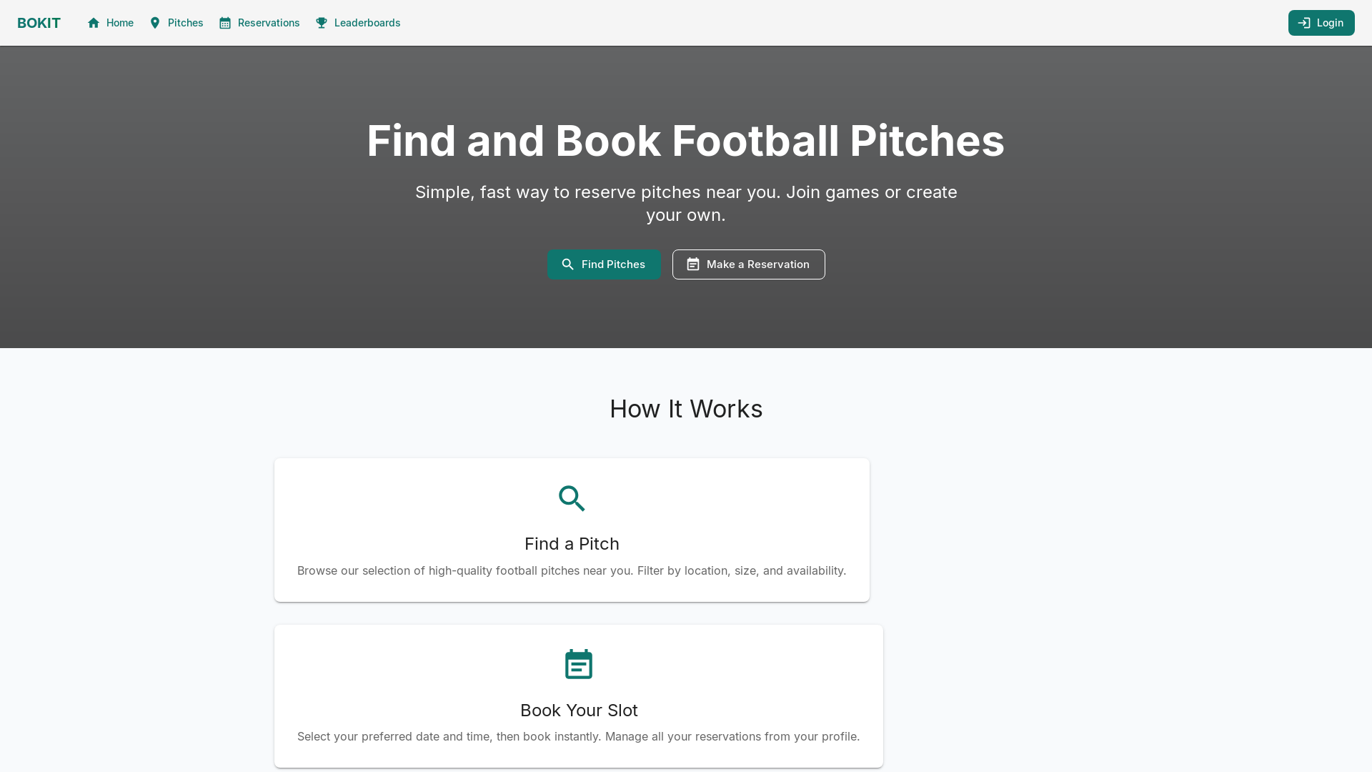 Advanced Sports Facility Booking App