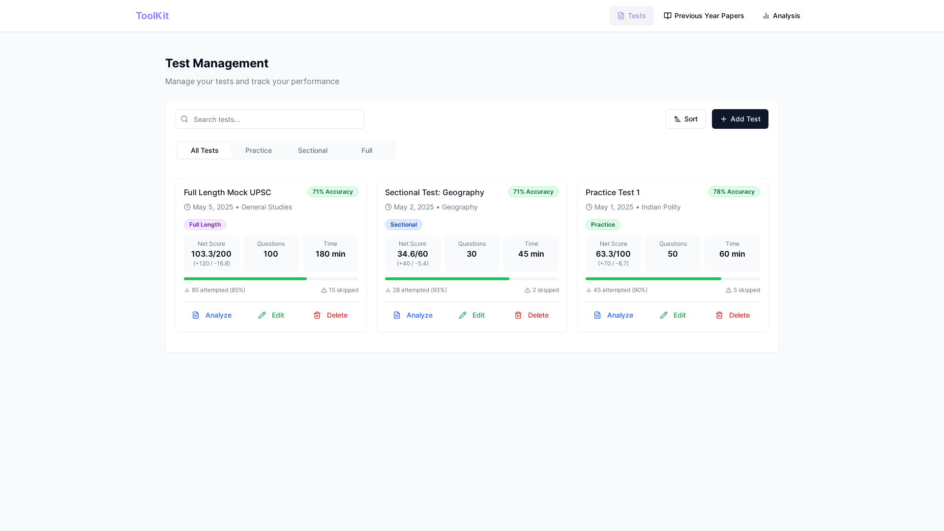 Modern Test Management Platform