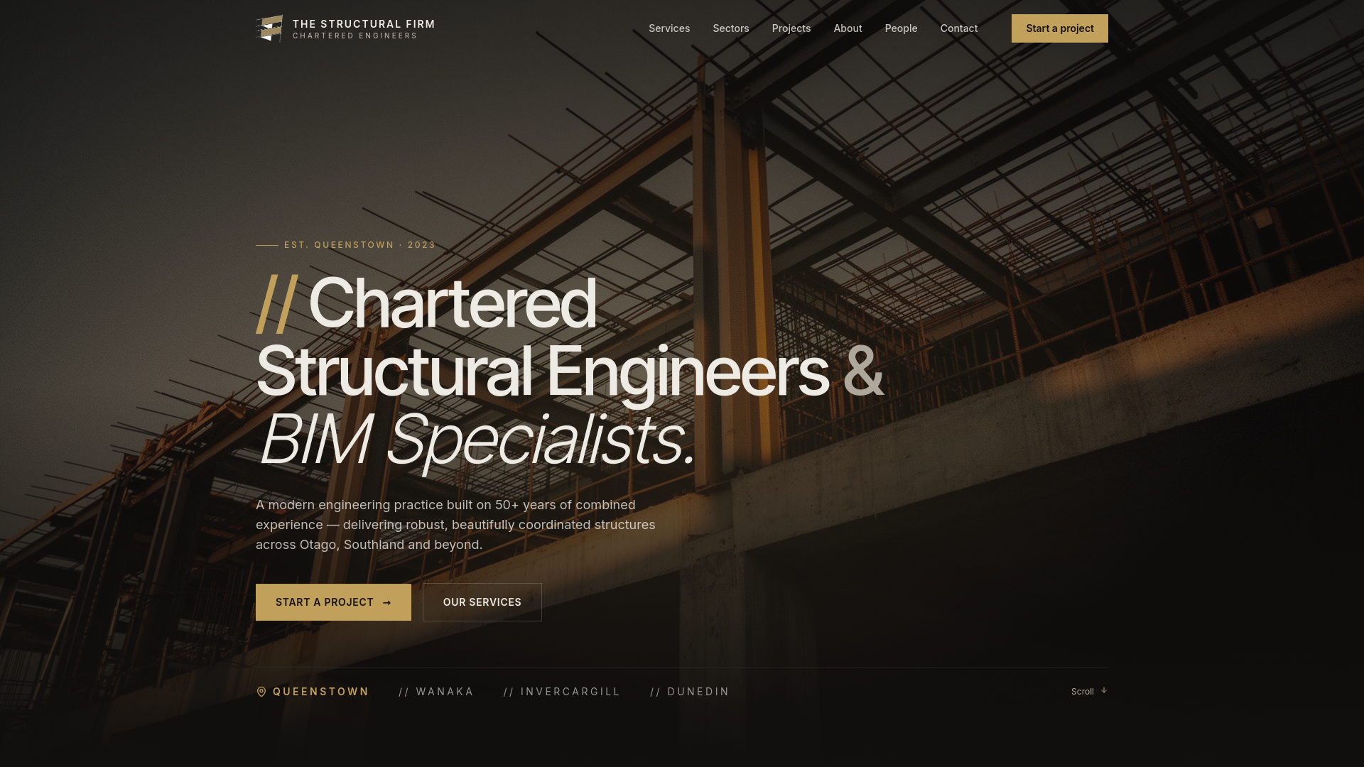 The Structural Firm — Chartered Engineers & BIM Specialists | Queenstown