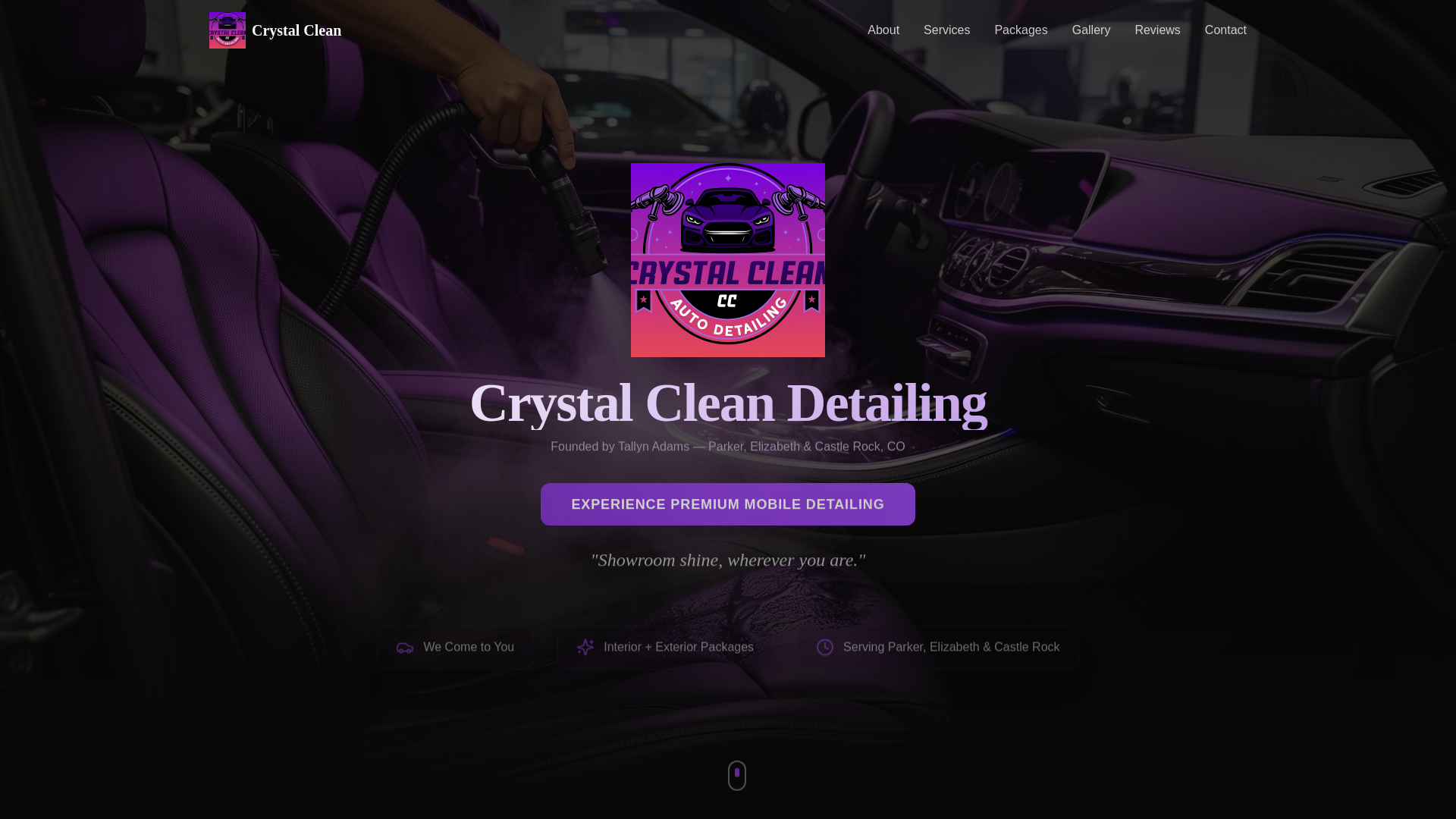 Crystal Clean Detailing | Mobile Auto Detailing in Parker, Elizabeth ...