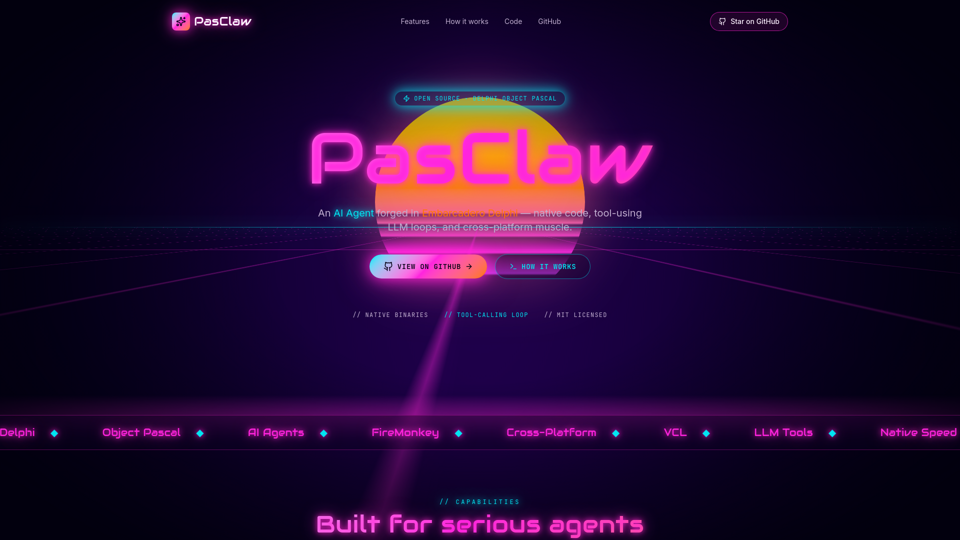 PasClaw — AI Agent in Delphi Object Pascal