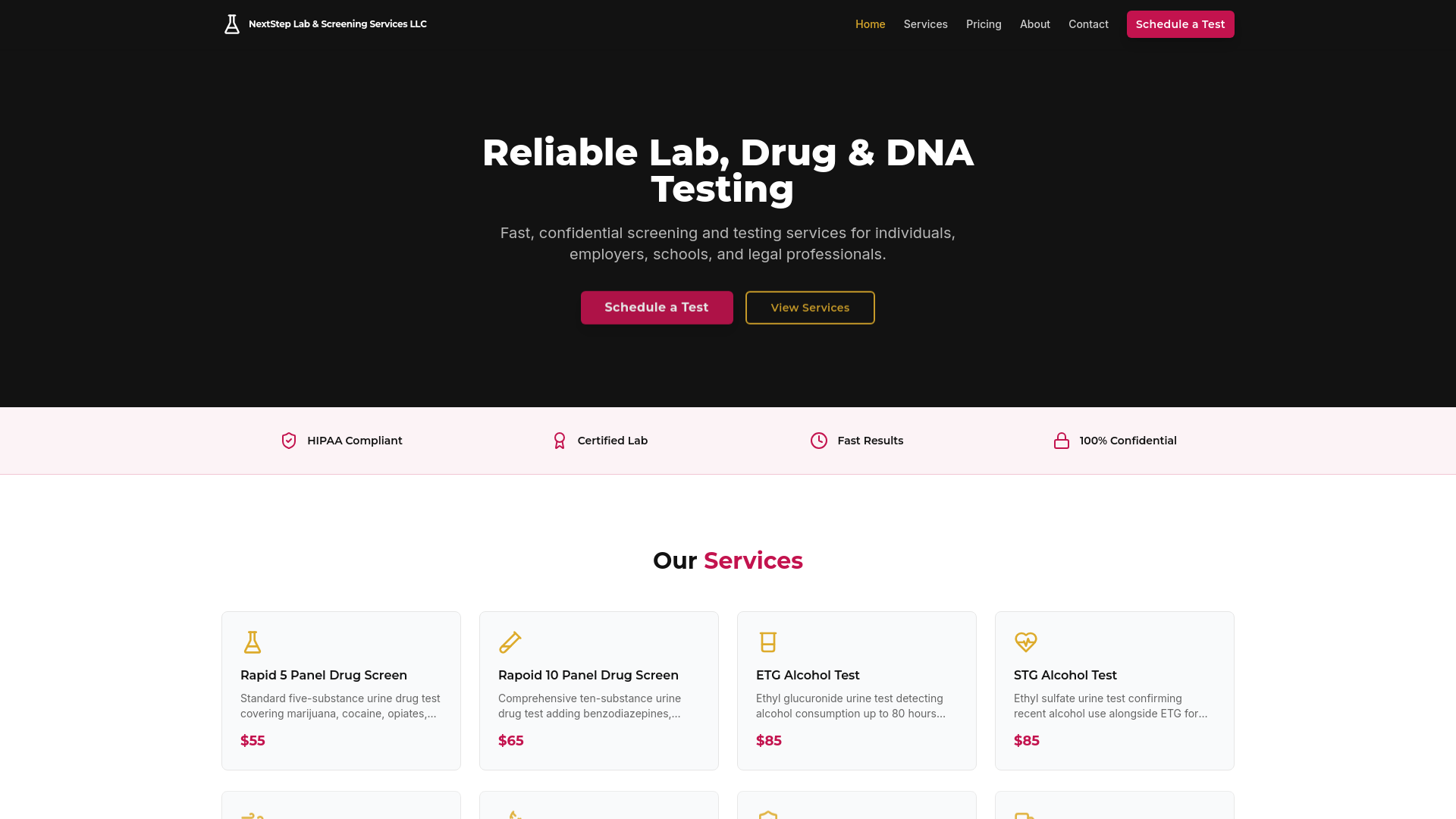 NextStep Lab & Screening Services | Drug Testing & DNA Testing in ...